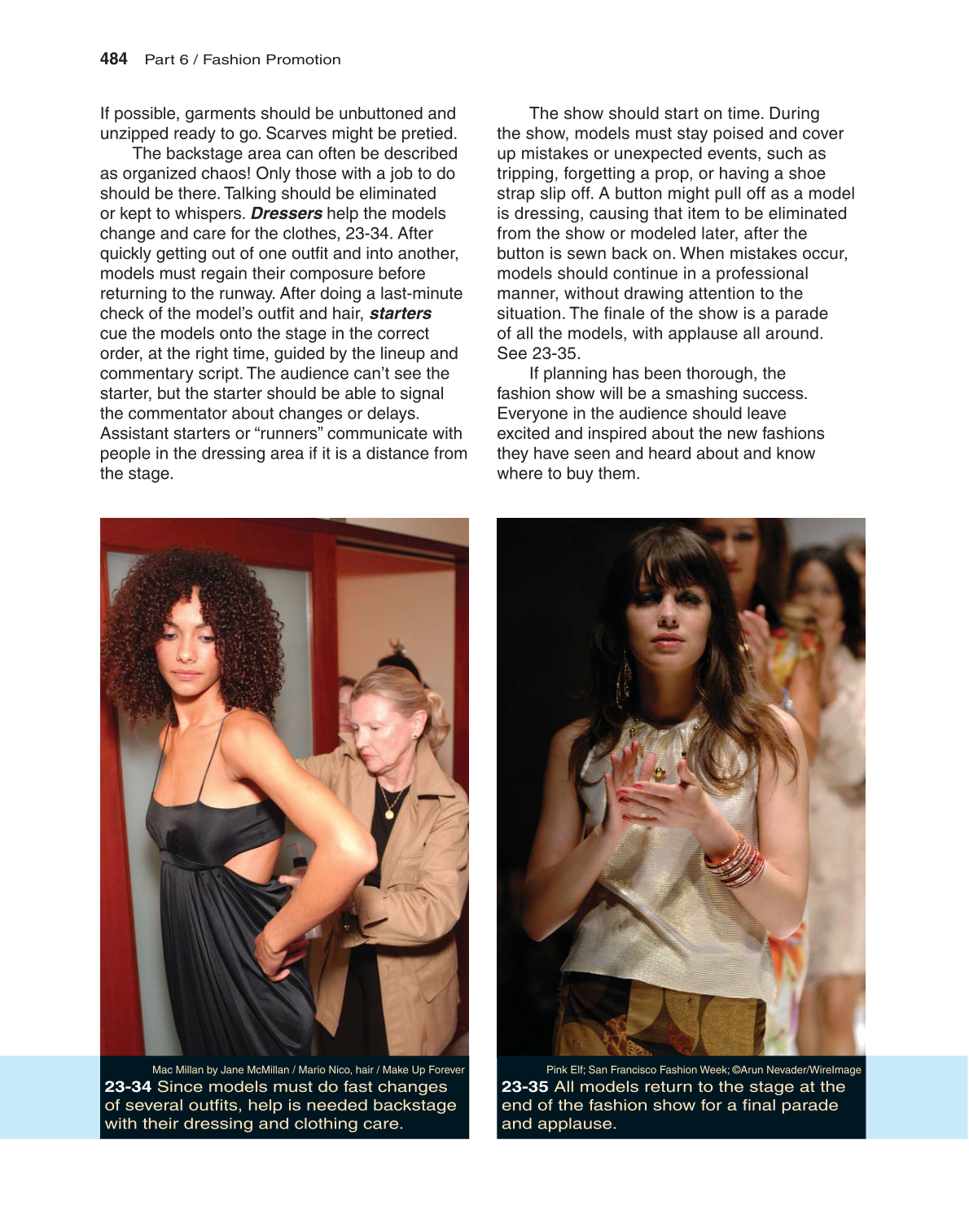 Fashion Marketing & Merchandising, 4th Edition page 484