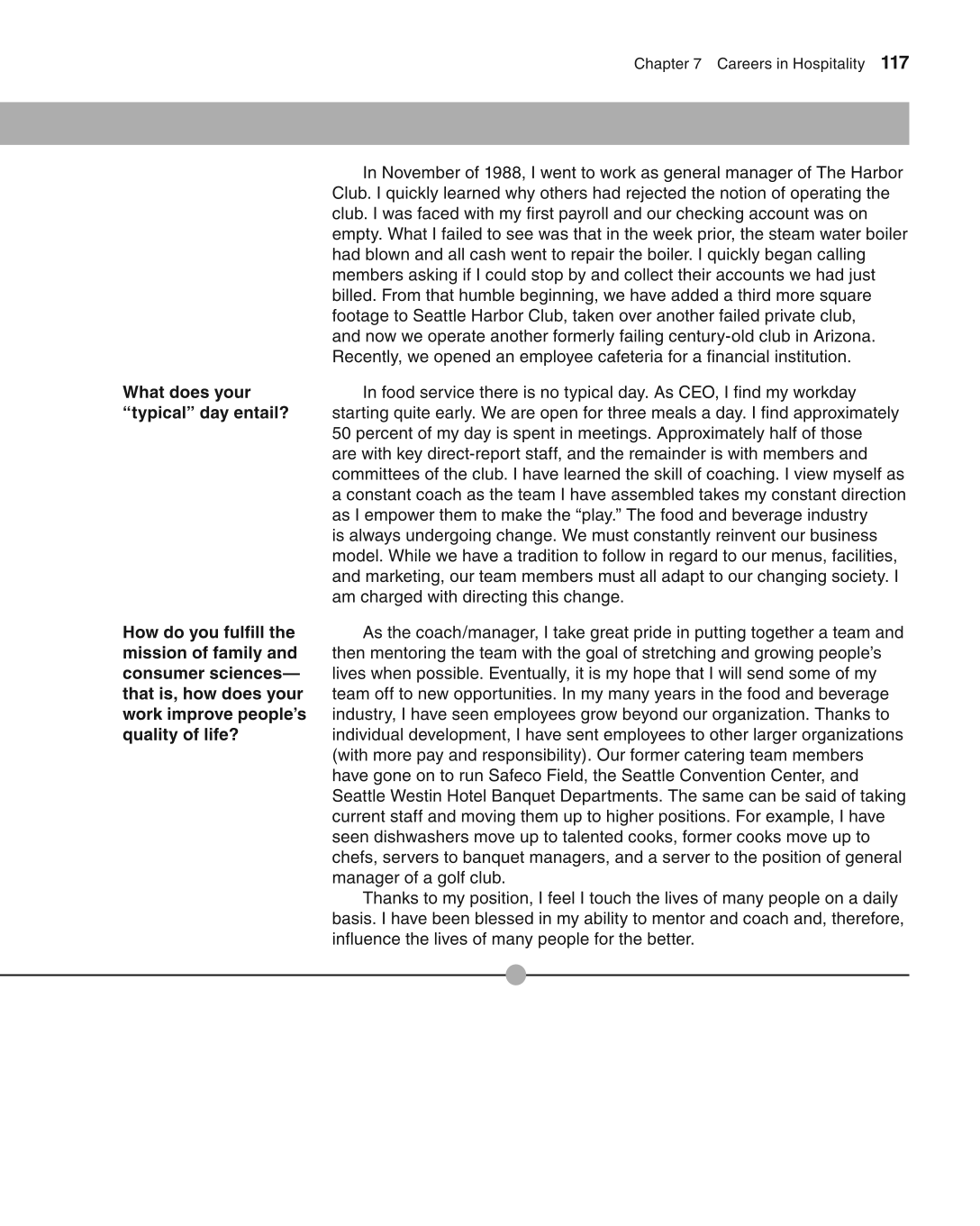 Foundations of Family and Consumer Sciences: Careers Serving Individuals, Families, and Communities, 2nd Edition page 117
