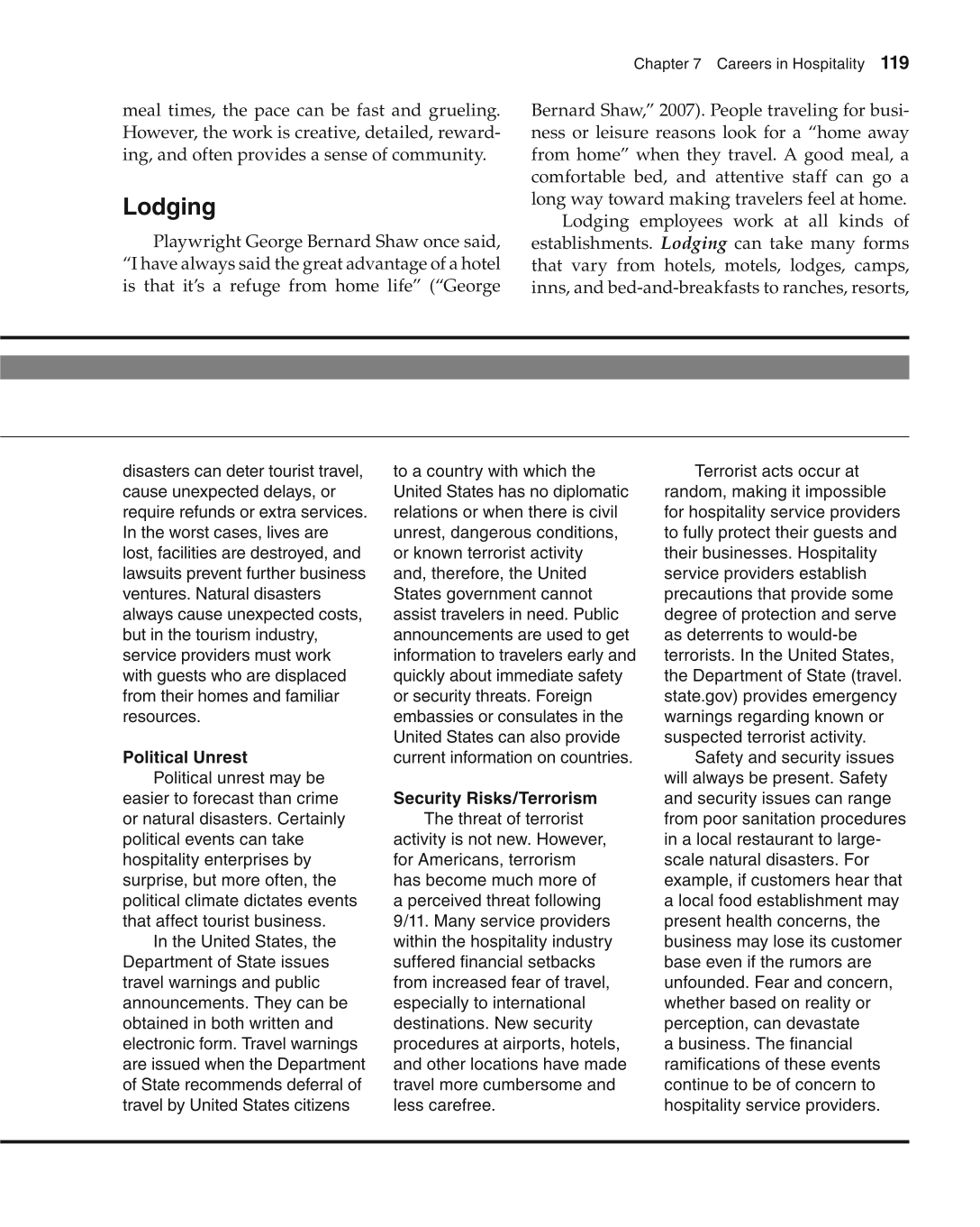 Foundations of Family and Consumer Sciences: Careers Serving Individuals, Families, and Communities, 2nd Edition page 119