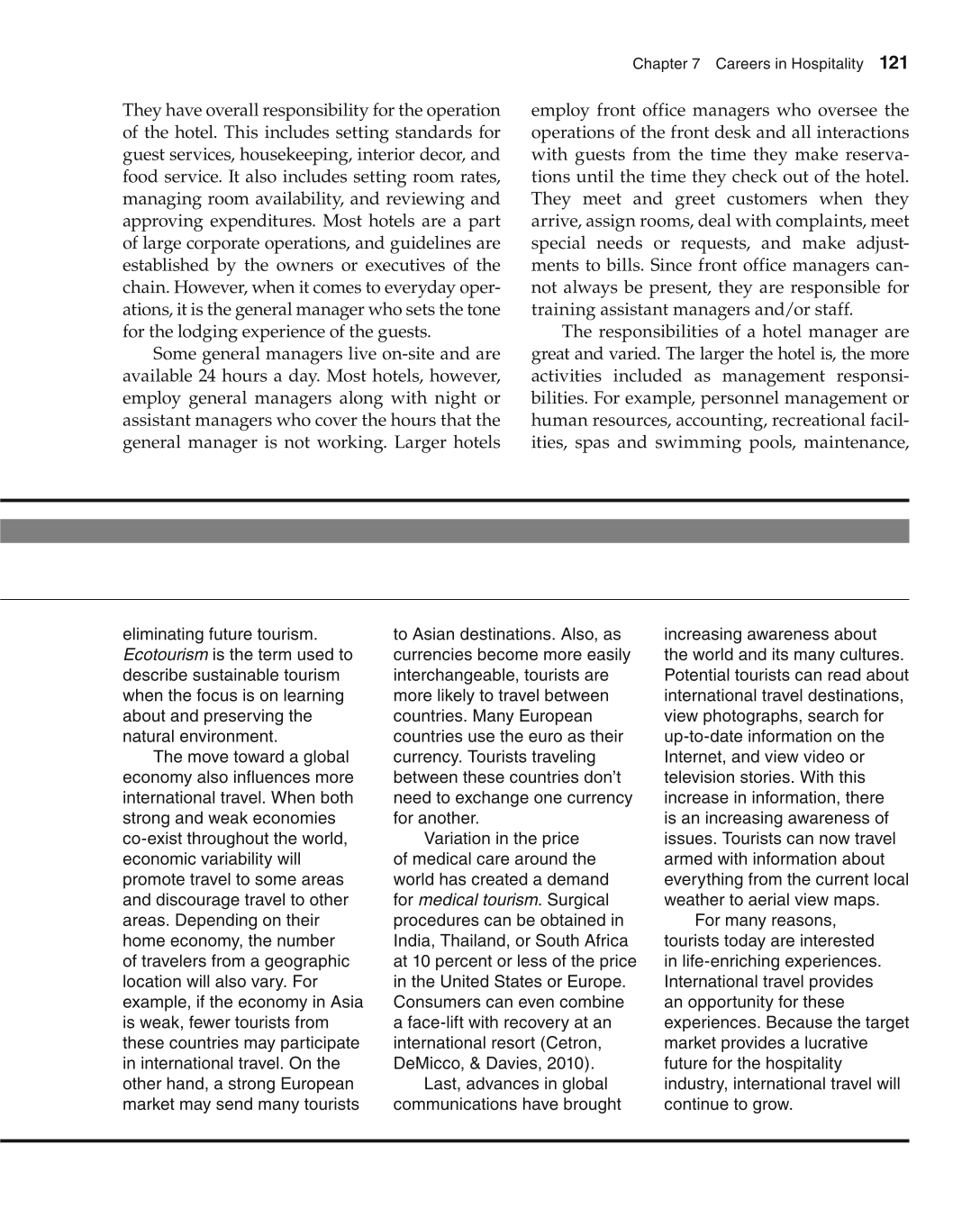 Foundations of Family and Consumer Sciences: Careers Serving Individuals, Families, and Communities, 2nd Edition page 121