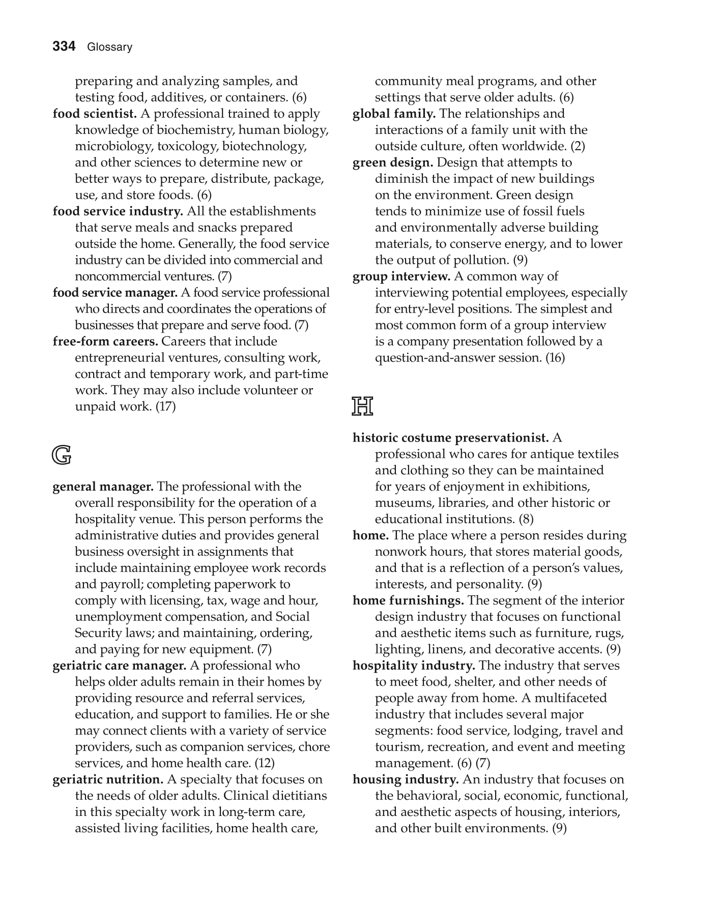 Foundations of Family and Consumer Sciences: Careers Serving Individuals, Families, and Communities, 2nd Edition page 334