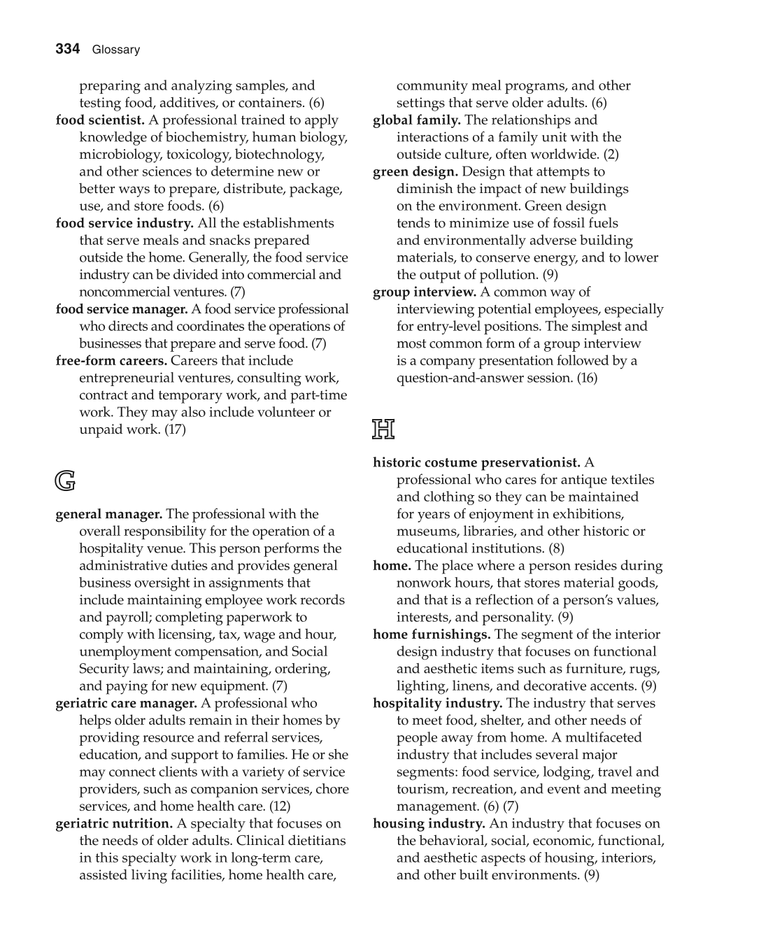 Foundations of Family and Consumer Sciences: Careers Serving Individuals, Families, and Communities, 2nd Edition page 334