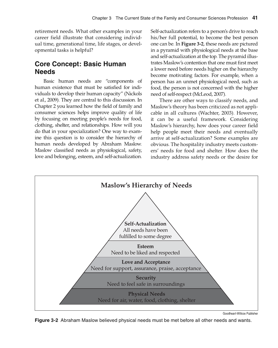 Foundations of Family and Consumer Sciences: Careers Serving Individuals, Families, and Communities, 2nd Edition page 41