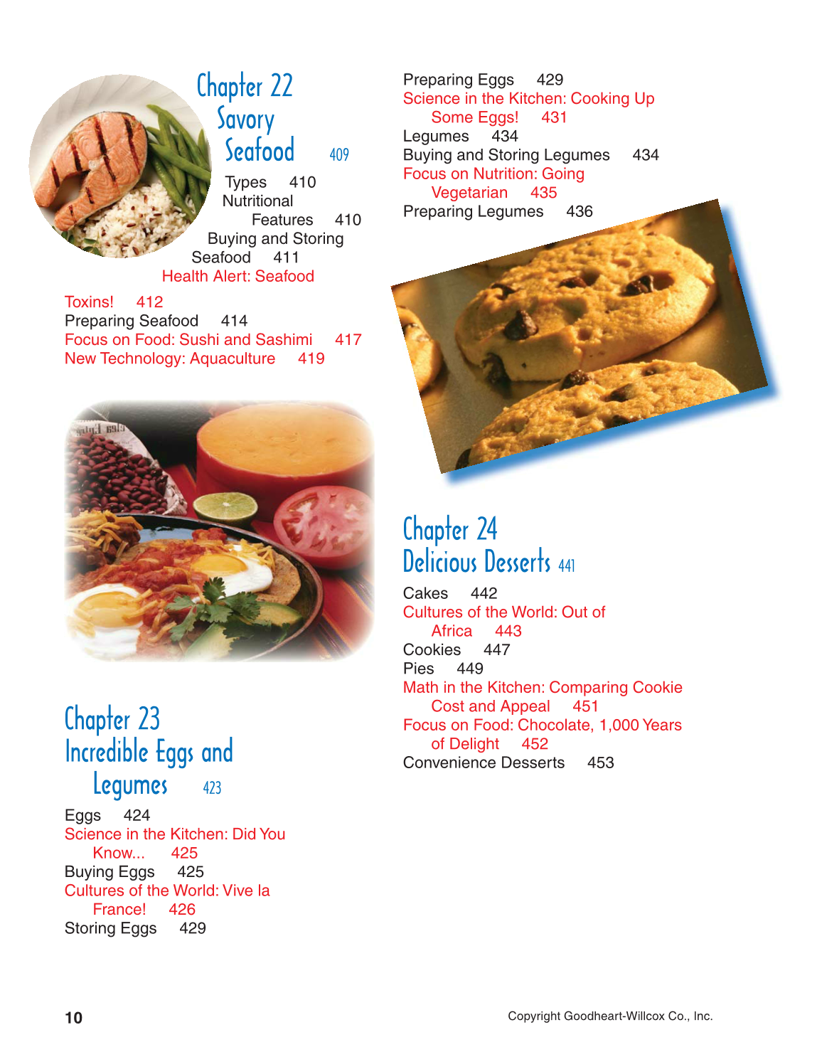 Adventures in Food and Nutrition!, 5th Edition page 10