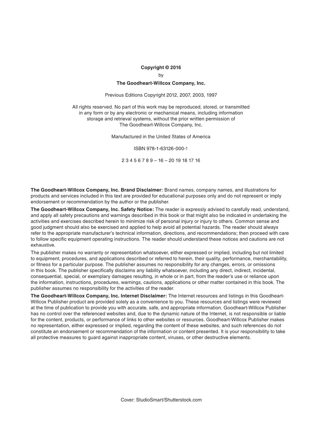 Adventures in Food and Nutrition!, 5th Edition page 2