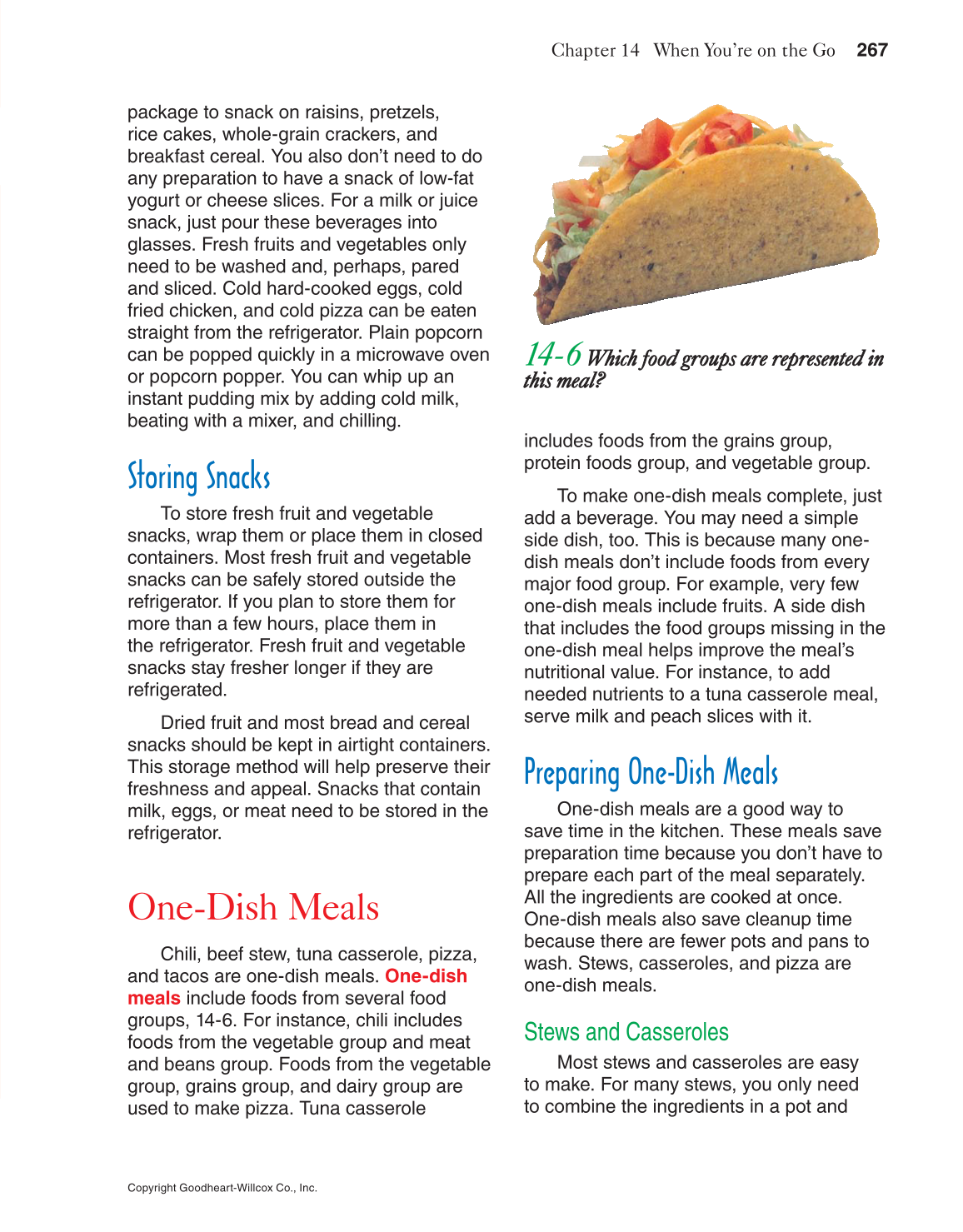 Adventures in Food and Nutrition!, 5th Edition page 267
