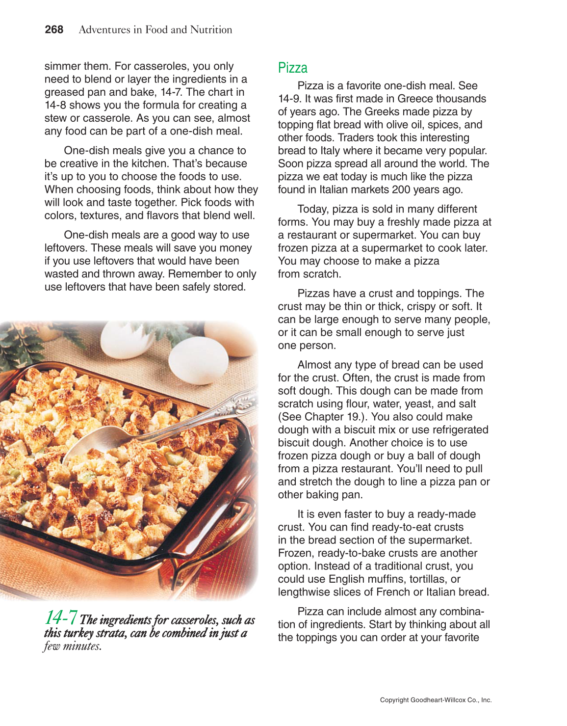 Adventures in Food and Nutrition!, 5th Edition page 268