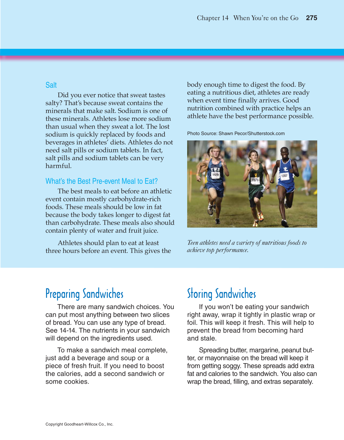 Adventures in Food and Nutrition!, 5th Edition page 275