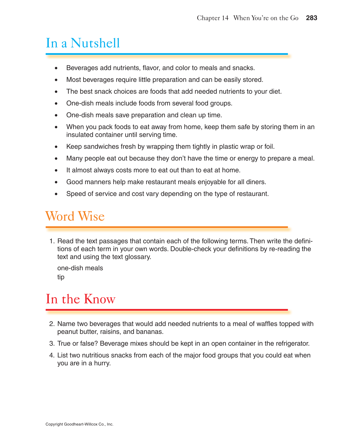 Adventures in Food and Nutrition!, 5th Edition page 283