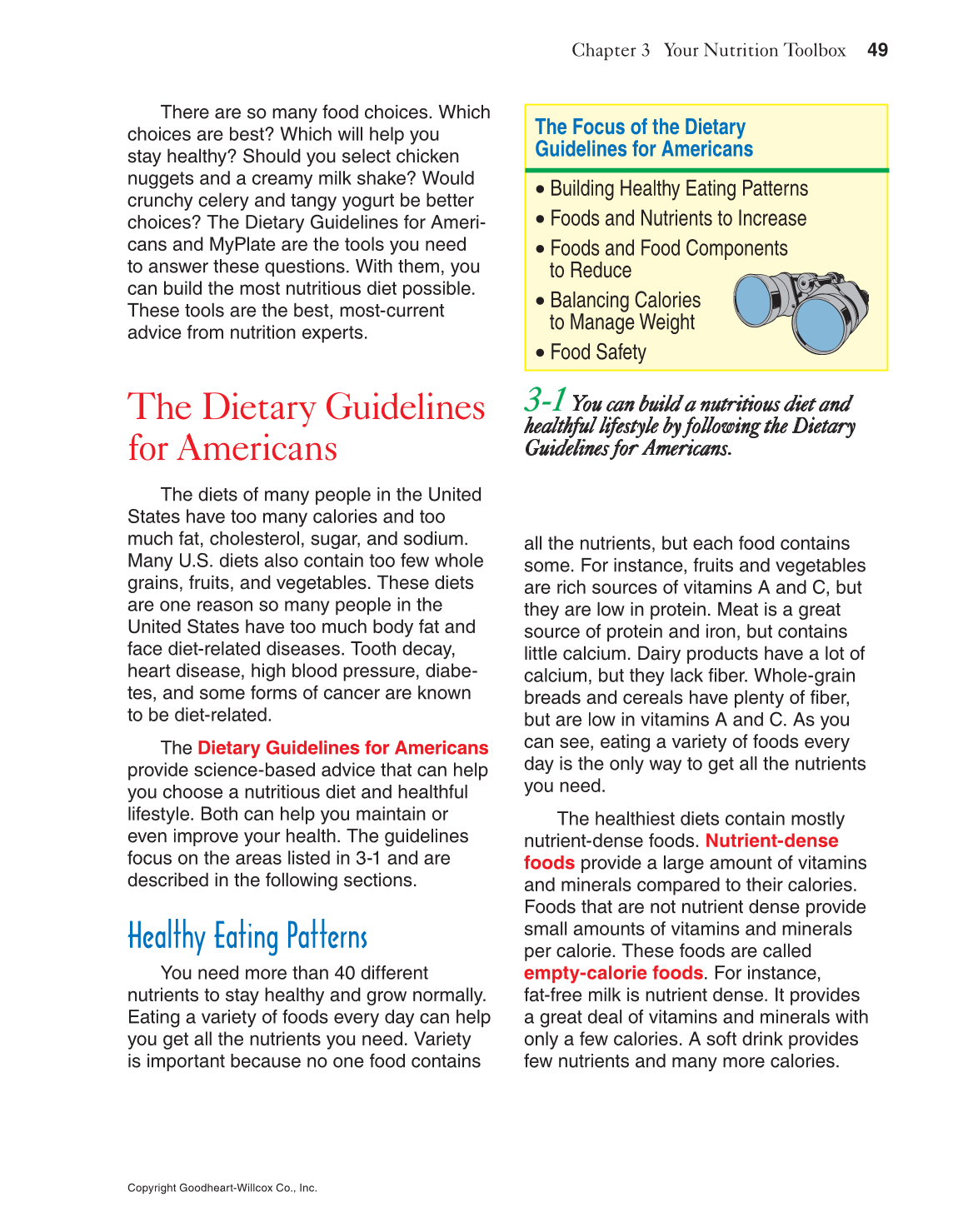 Adventures in Food and Nutrition!, 5th Edition page 49