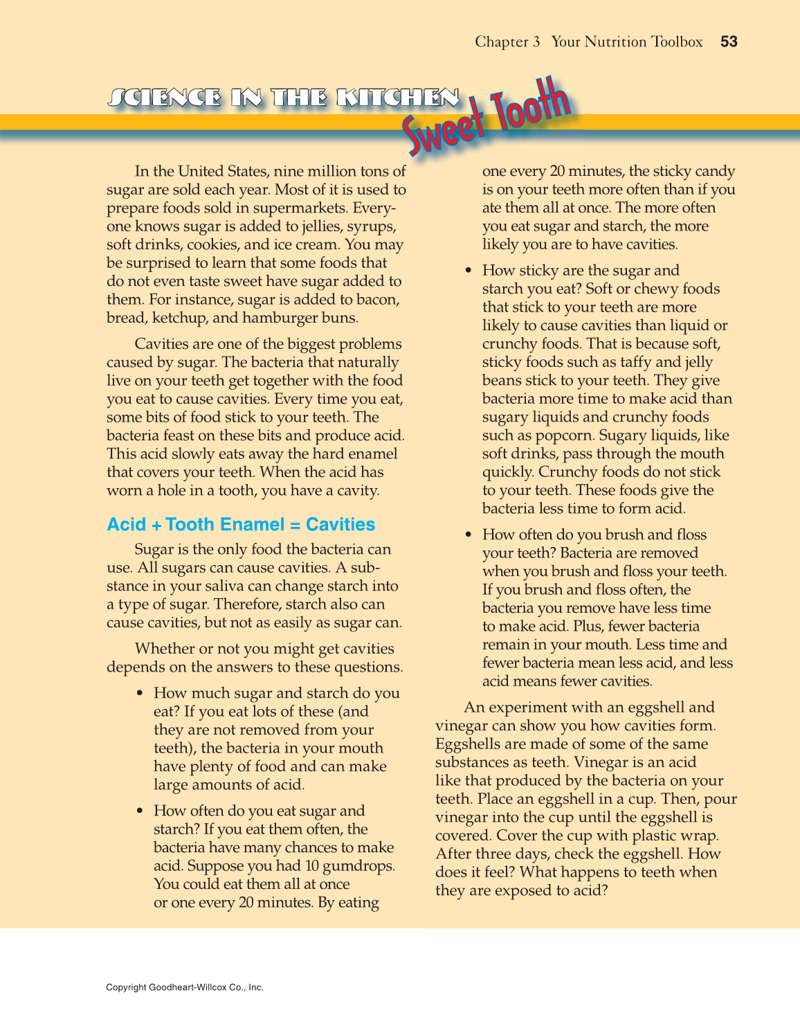 Adventures in Food and Nutrition!, 5th Edition page 53