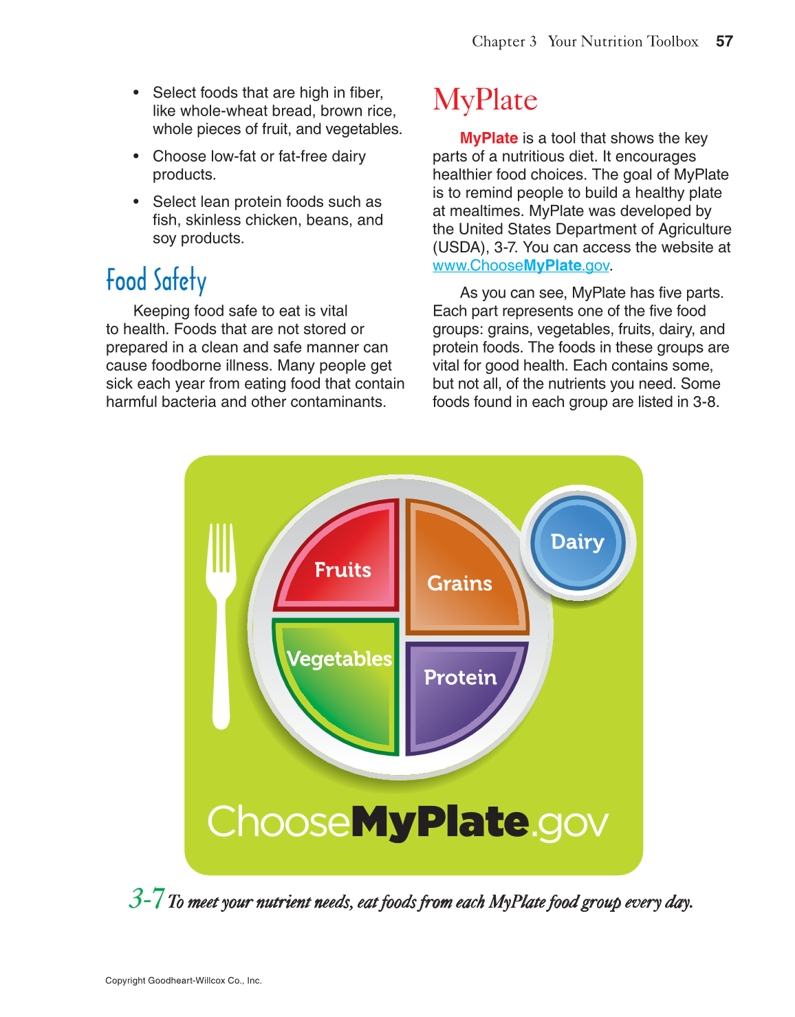Adventures in Food and Nutrition!, 5th Edition page 57