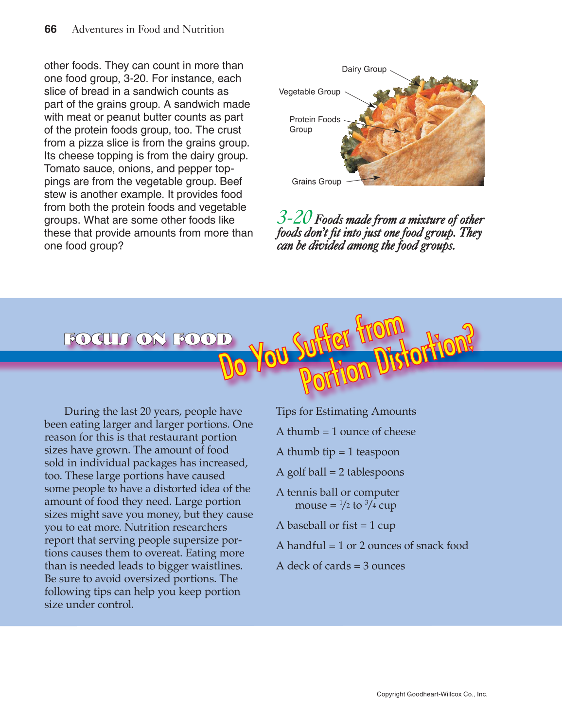 Adventures in Food and Nutrition!, 5th Edition page 66