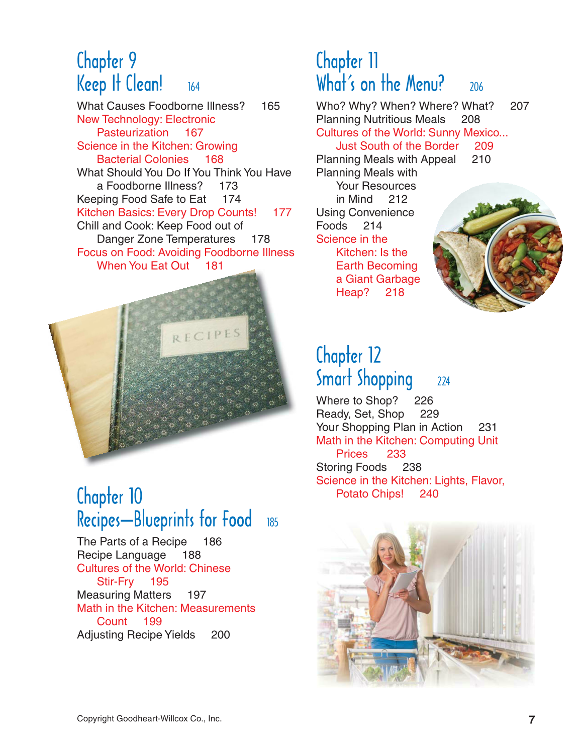Adventures in Food and Nutrition!, 5th Edition page 7
