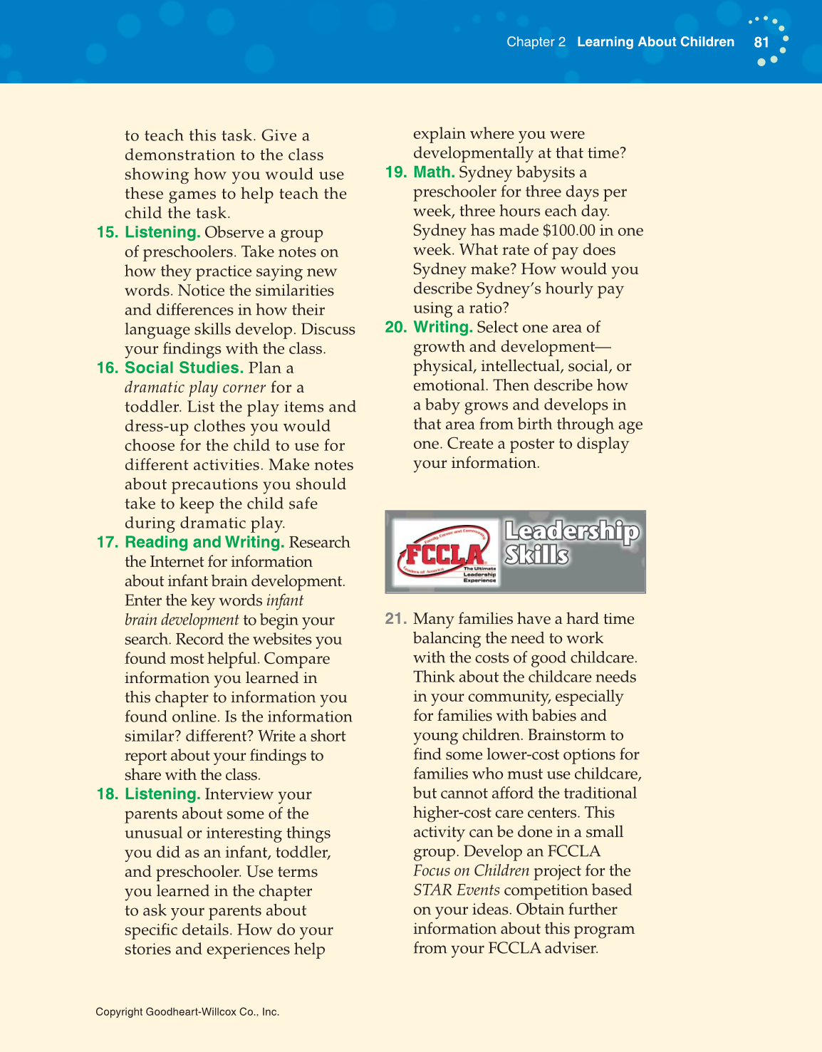 Exploring Life and Career: Introduction to Social Health, 7th Edition page 81