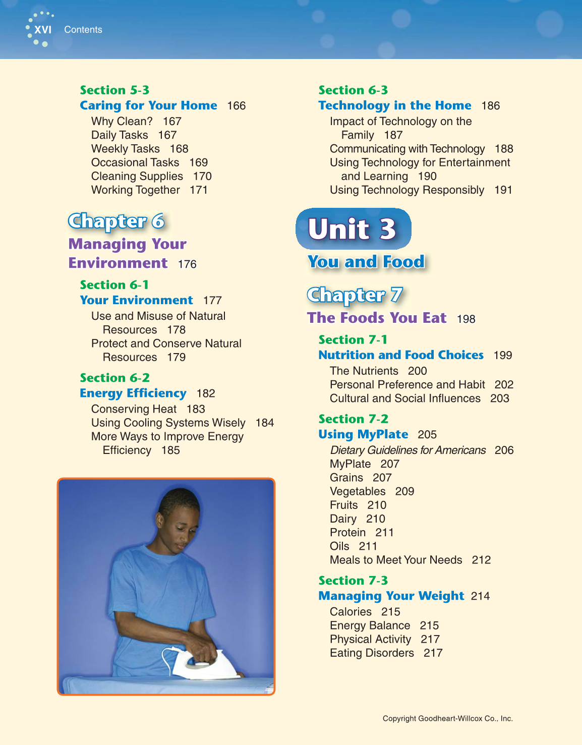 Exploring Life and Career: Introduction to Social Health, 7th Edition page XVI