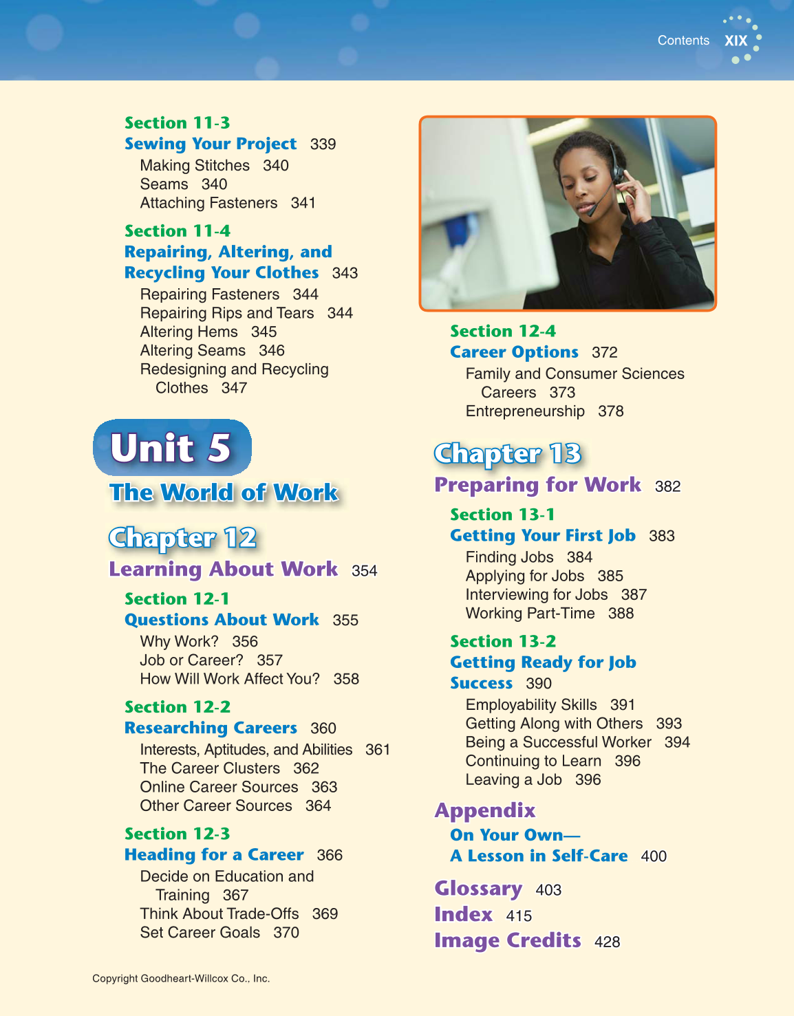 Exploring Life and Career: Introduction to Social Health, 7th Edition page XIX