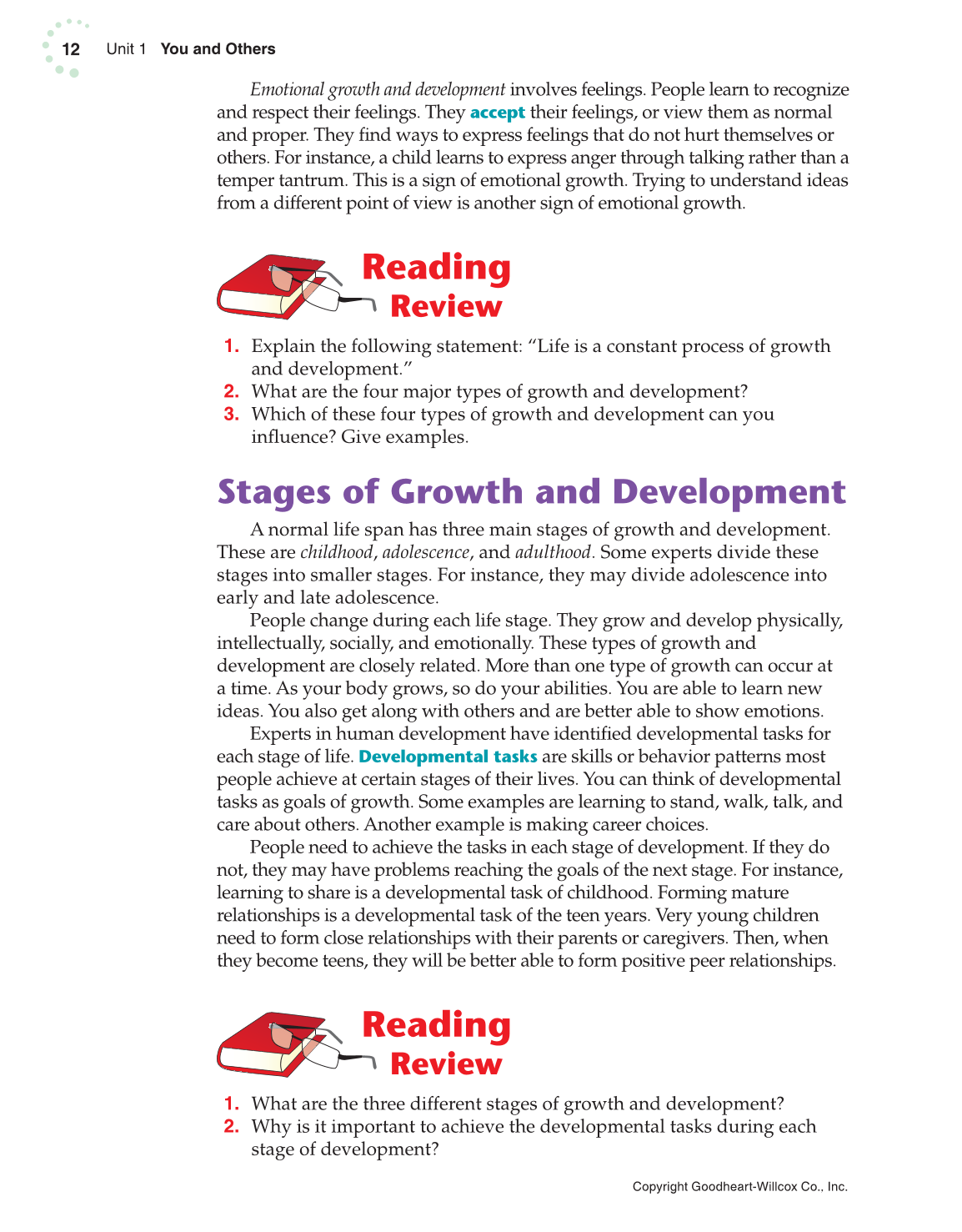 Exploring Life and Career: Introduction to Social Health, 7th Edition page 12
