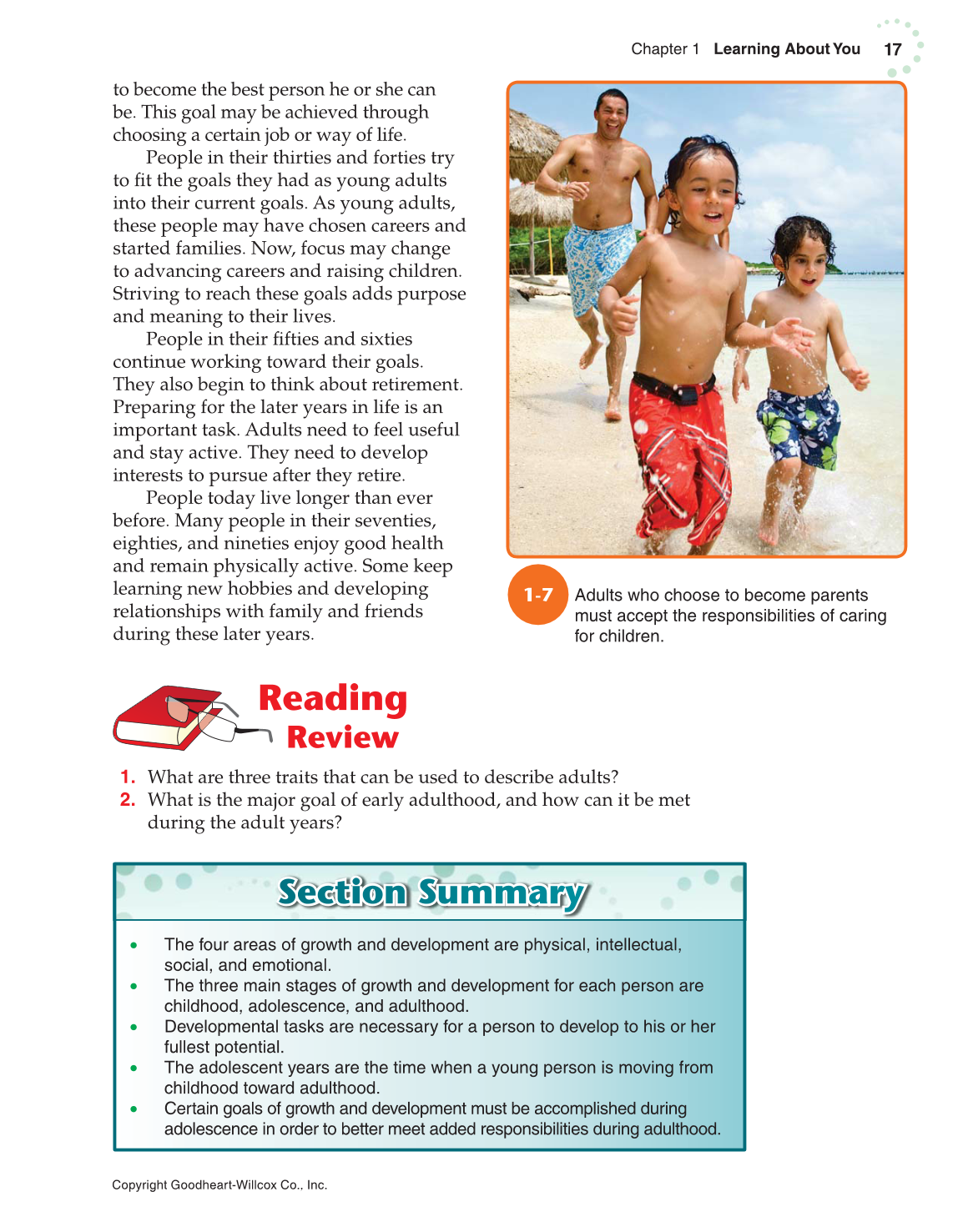 Exploring Life and Career: Introduction to Social Health, 7th Edition page 17
