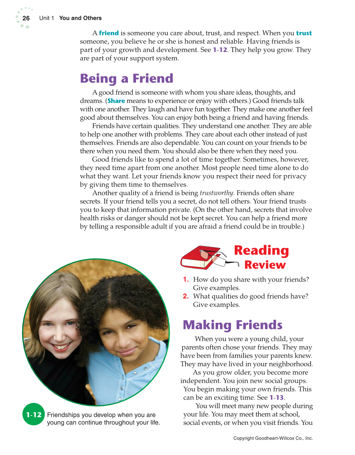 Exploring Life and Career: Introduction to Social Health, 7th Edition page 26