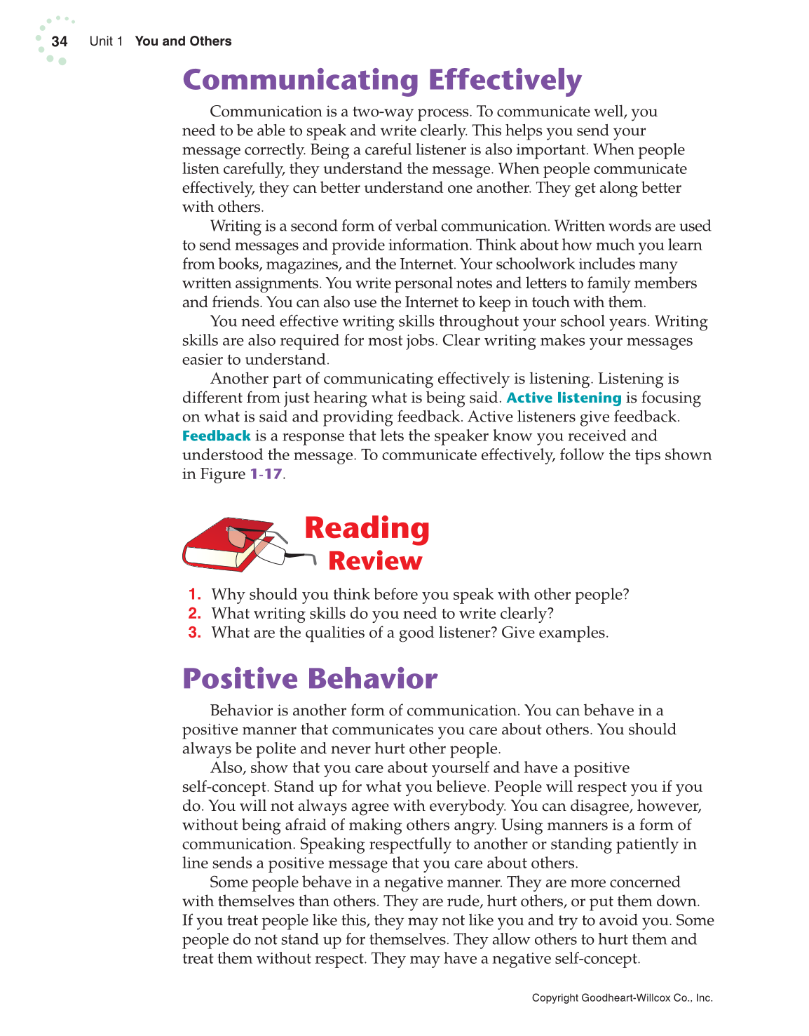 Exploring Life and Career: Introduction to Social Health, 7th Edition page 34