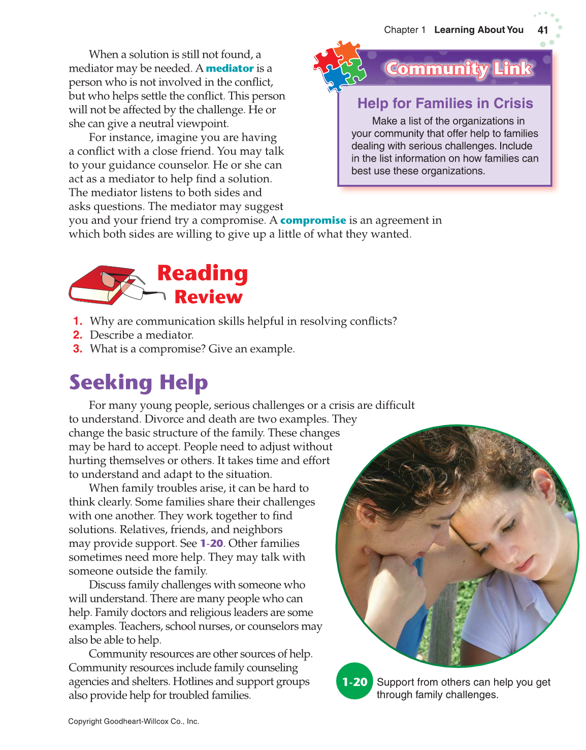 Exploring Life and Career: Introduction to Social Health, 7th Edition page 41