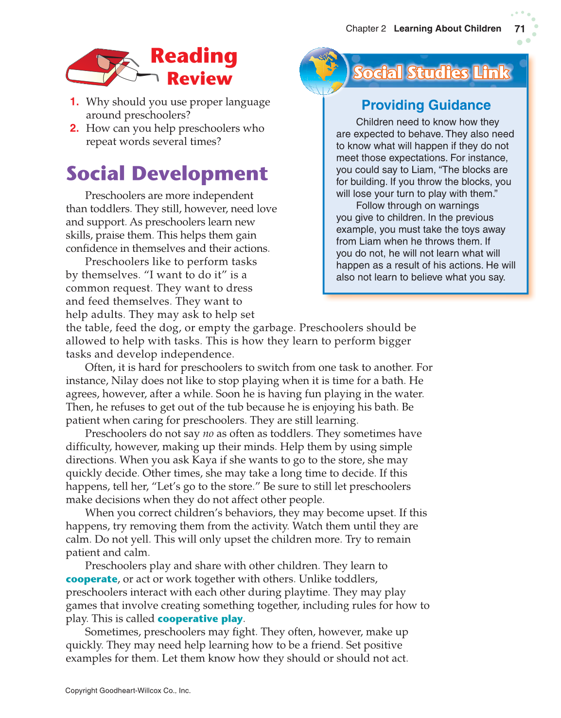 Exploring Life and Career: Introduction to Social Health, 7th Edition page 71