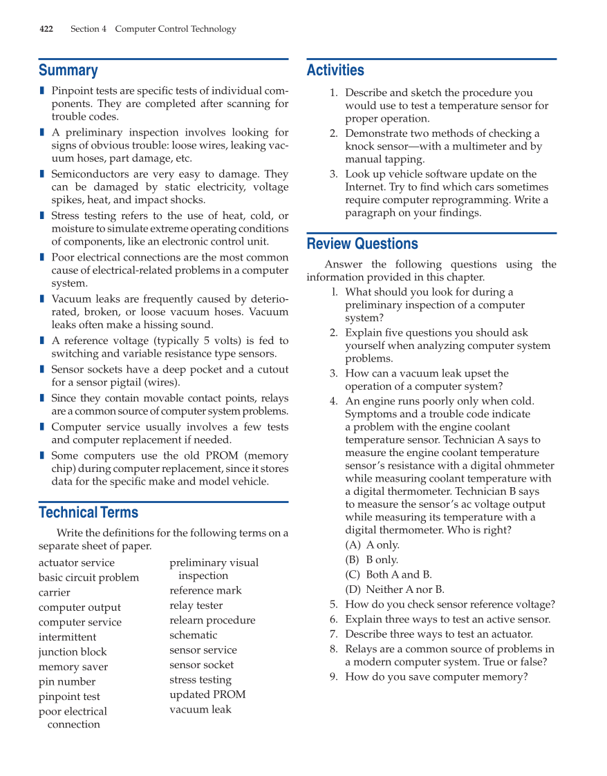 Modern Automotive Technology, 8th Edition page 422