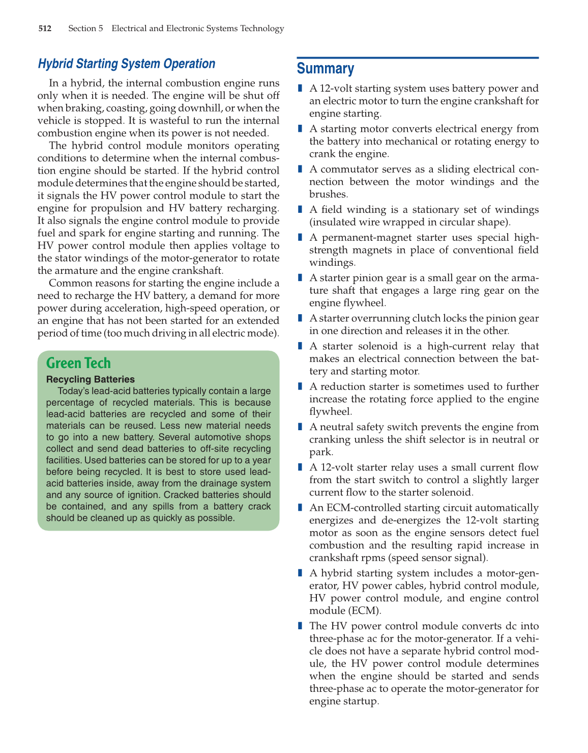 Modern Automotive Technology, 8th Edition page 512