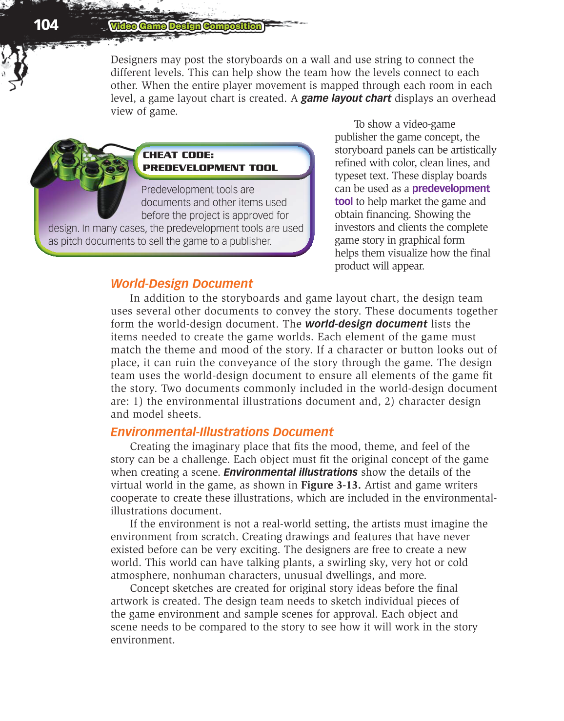 Video Game Design Composition, 1st Edition page 104