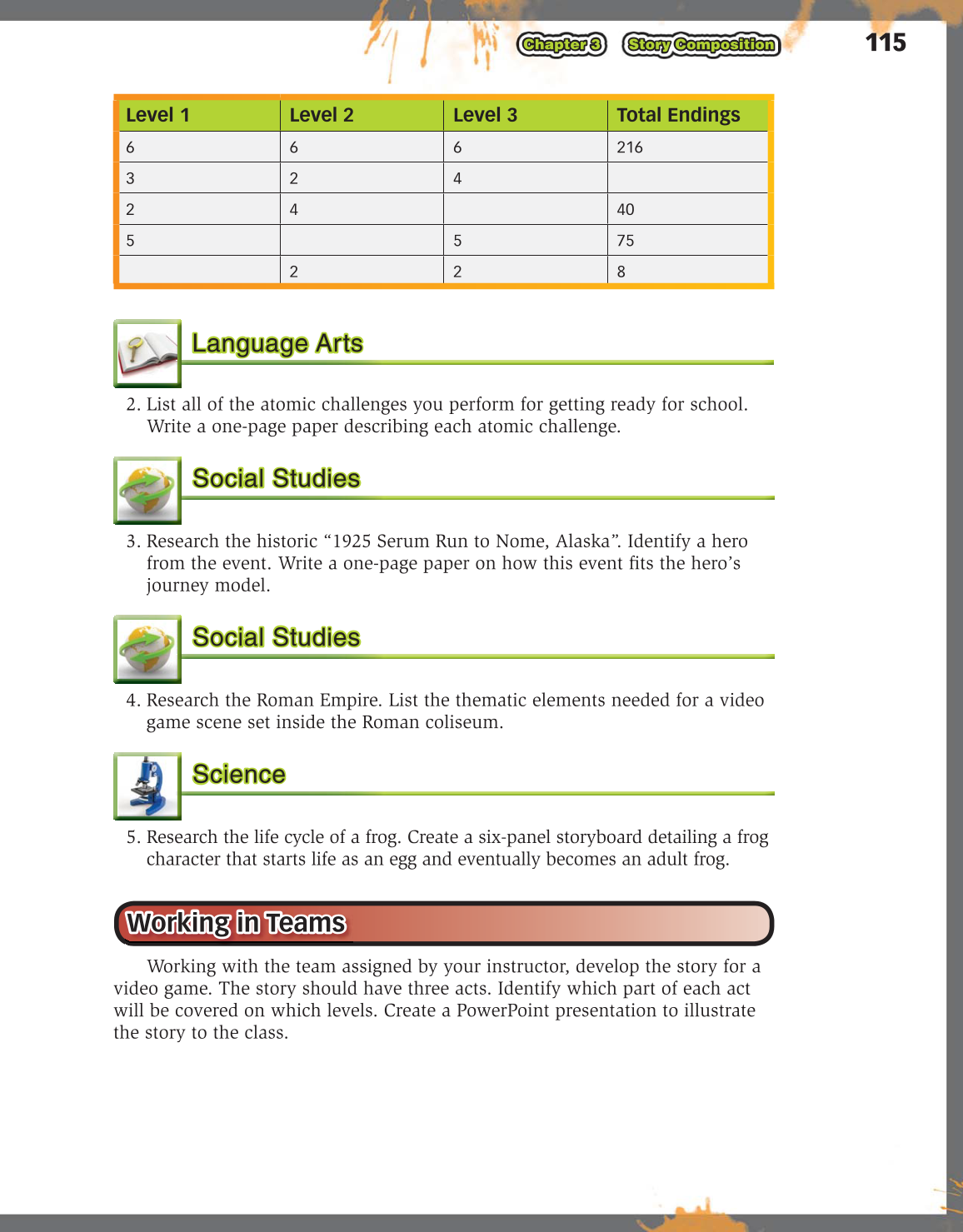 Video Game Design Composition, 1st Edition page 115