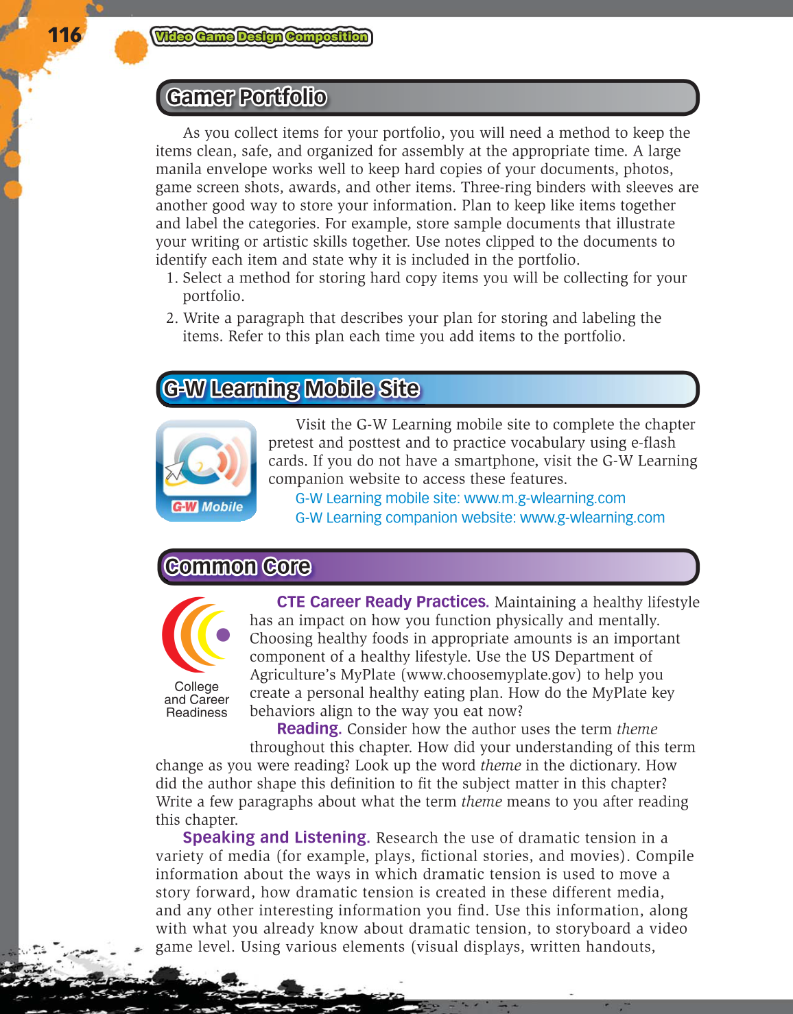 Video Game Design Composition, 1st Edition page 116