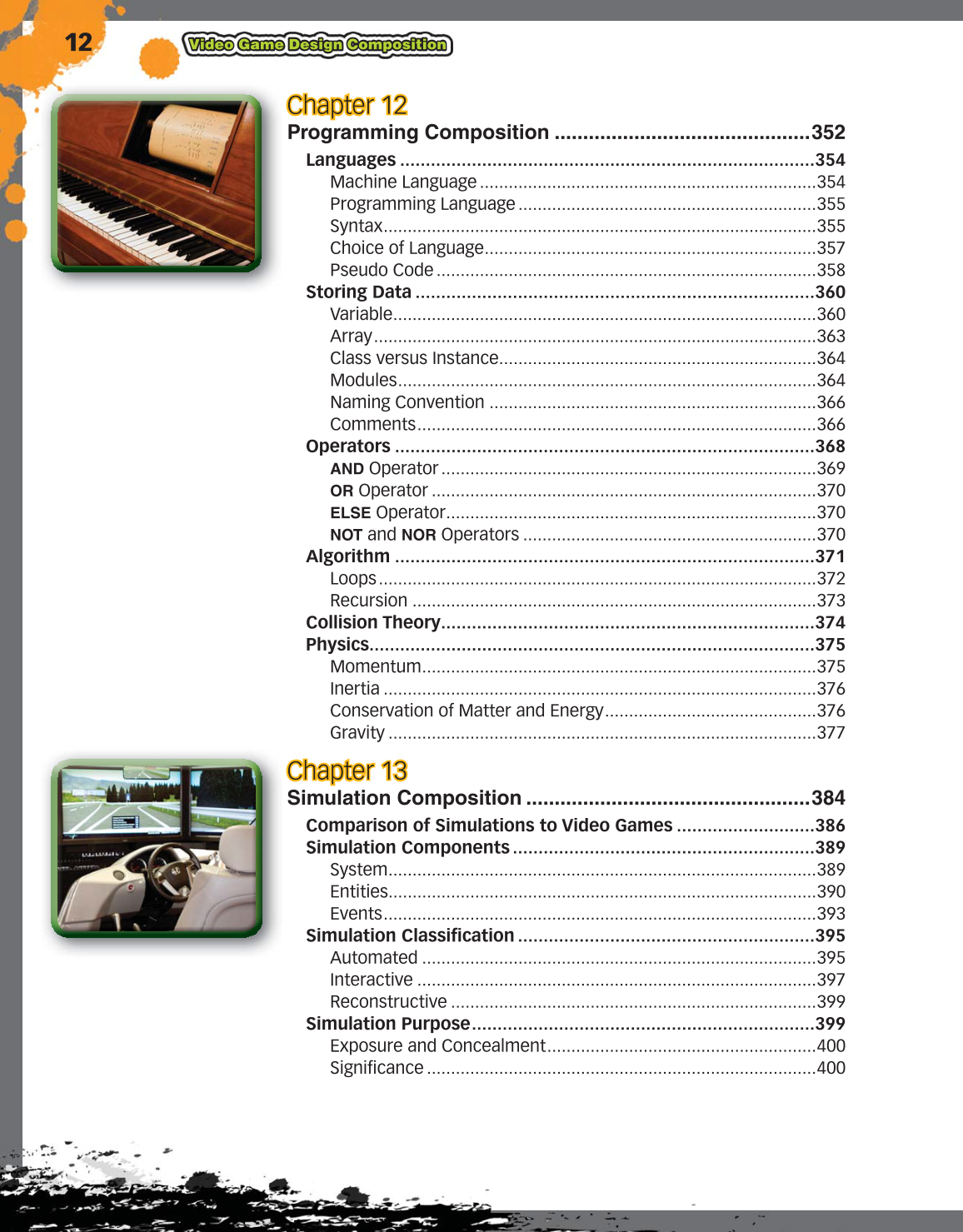 Video Game Design Composition, 1st Edition page 12