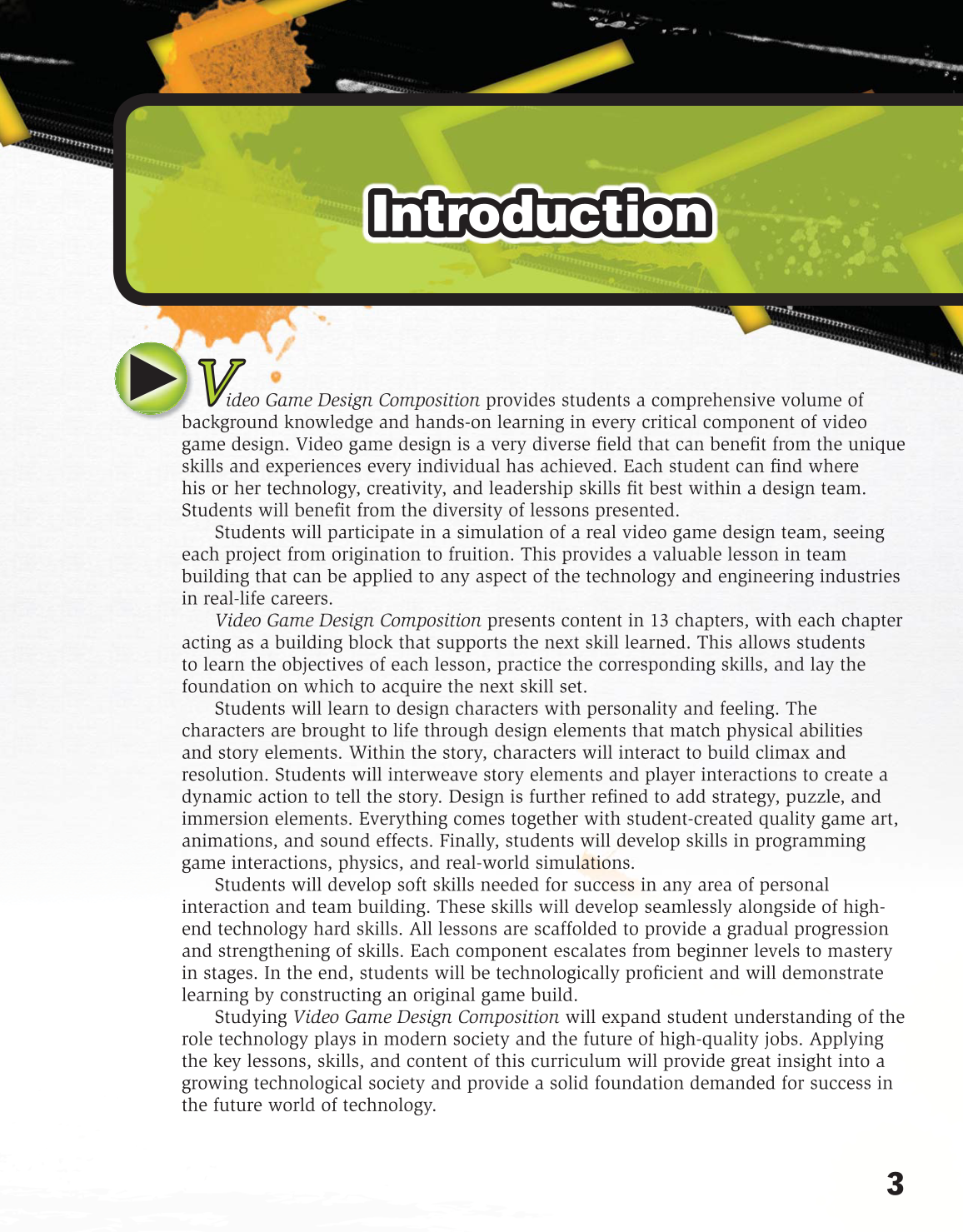 Video Game Design Composition, 1st Edition page 3
