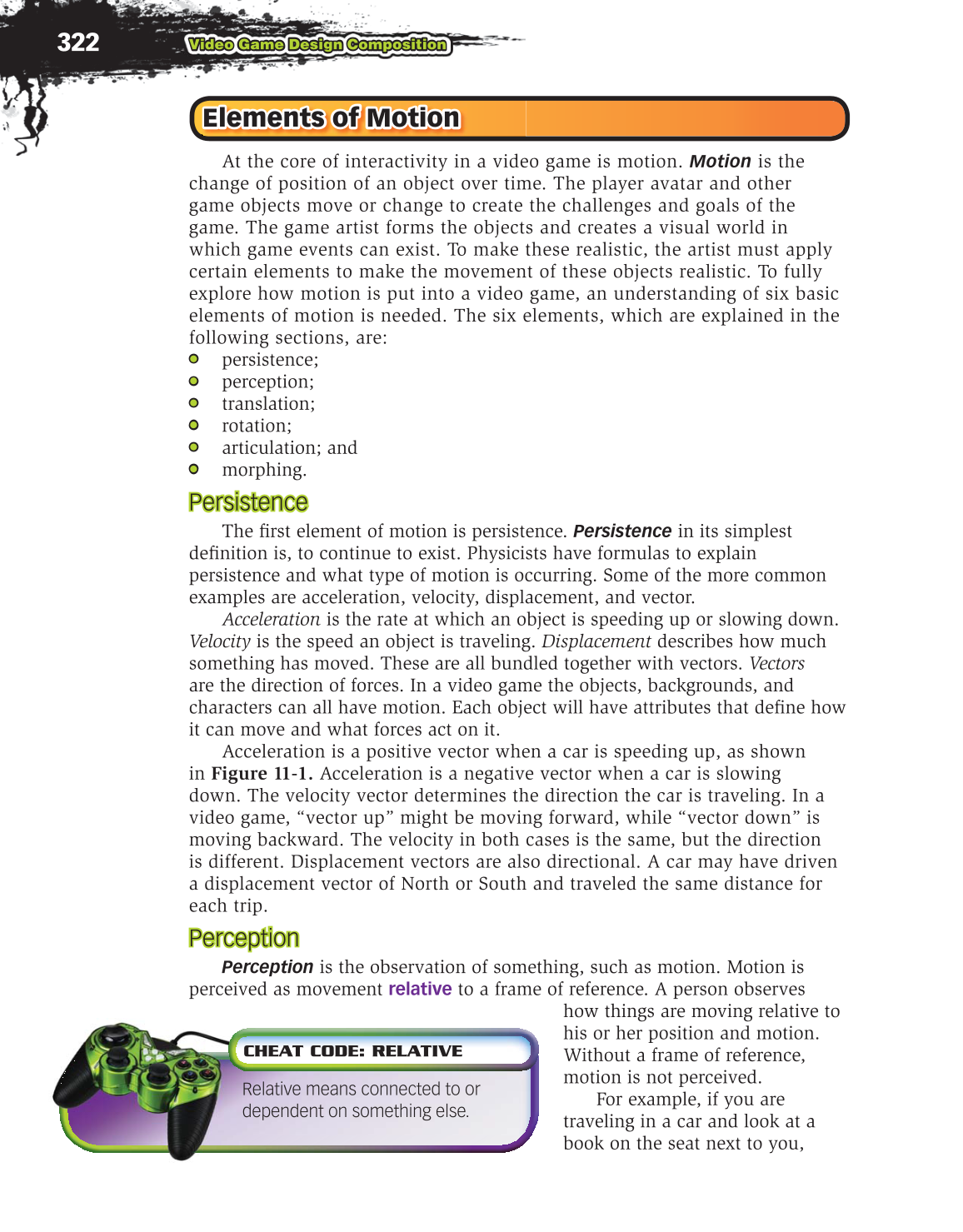 Video Game Design Composition, 1st Edition page 322