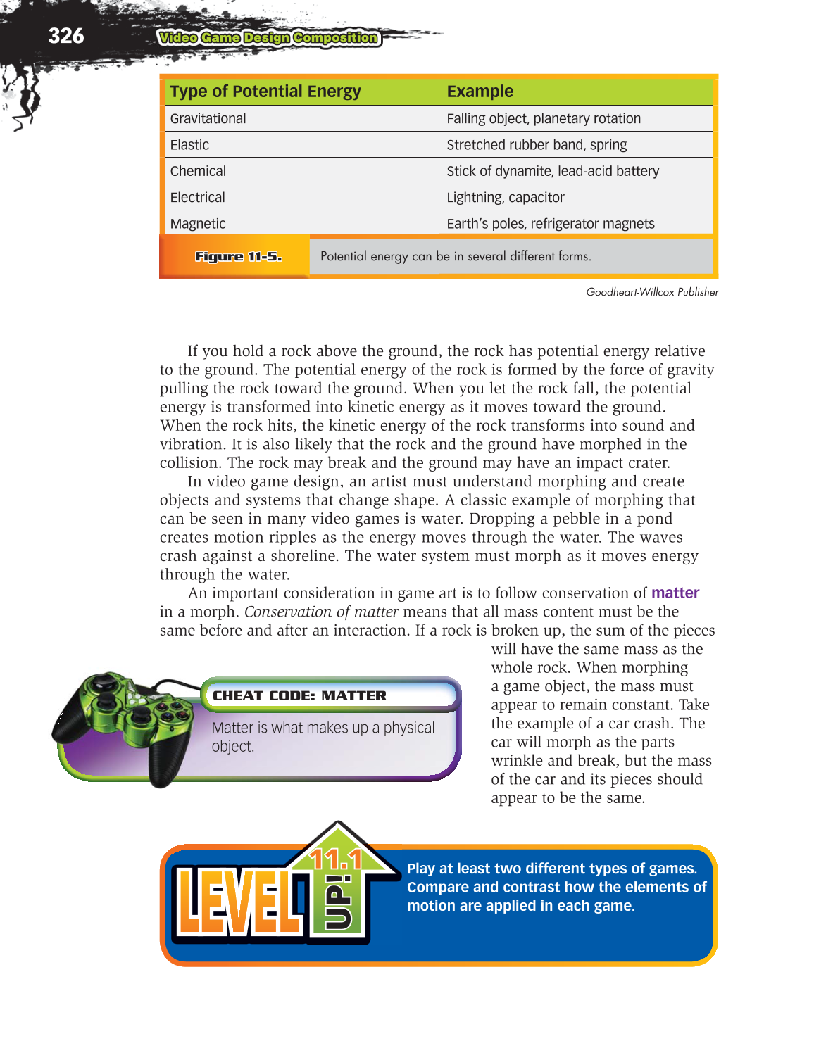 Video Game Design Composition, 1st Edition page 326