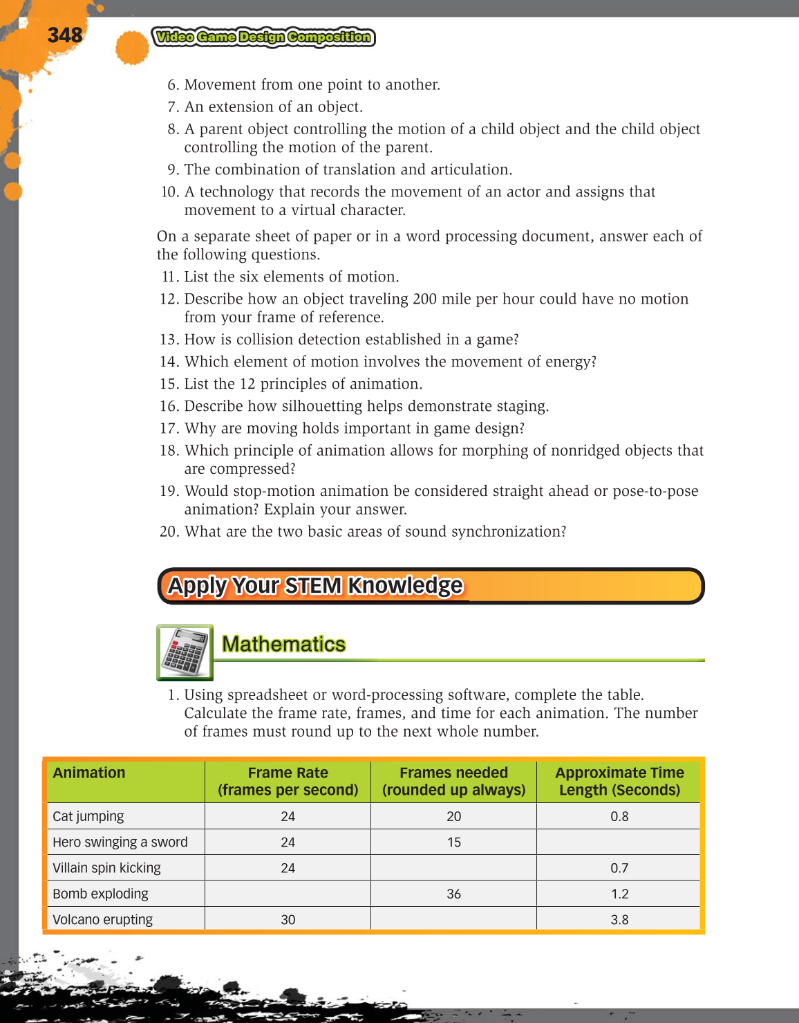 Video Game Design Composition, 1st Edition page 348