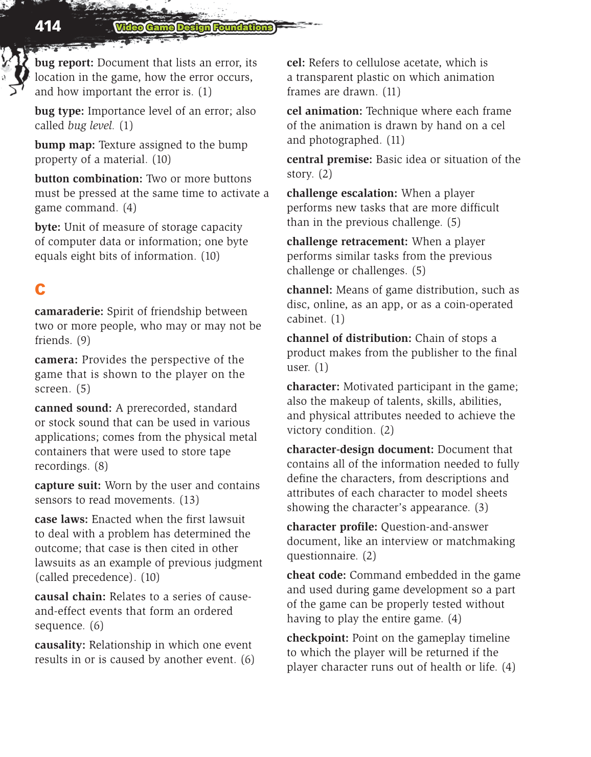 Video Game Design Composition, 1st Edition page 414