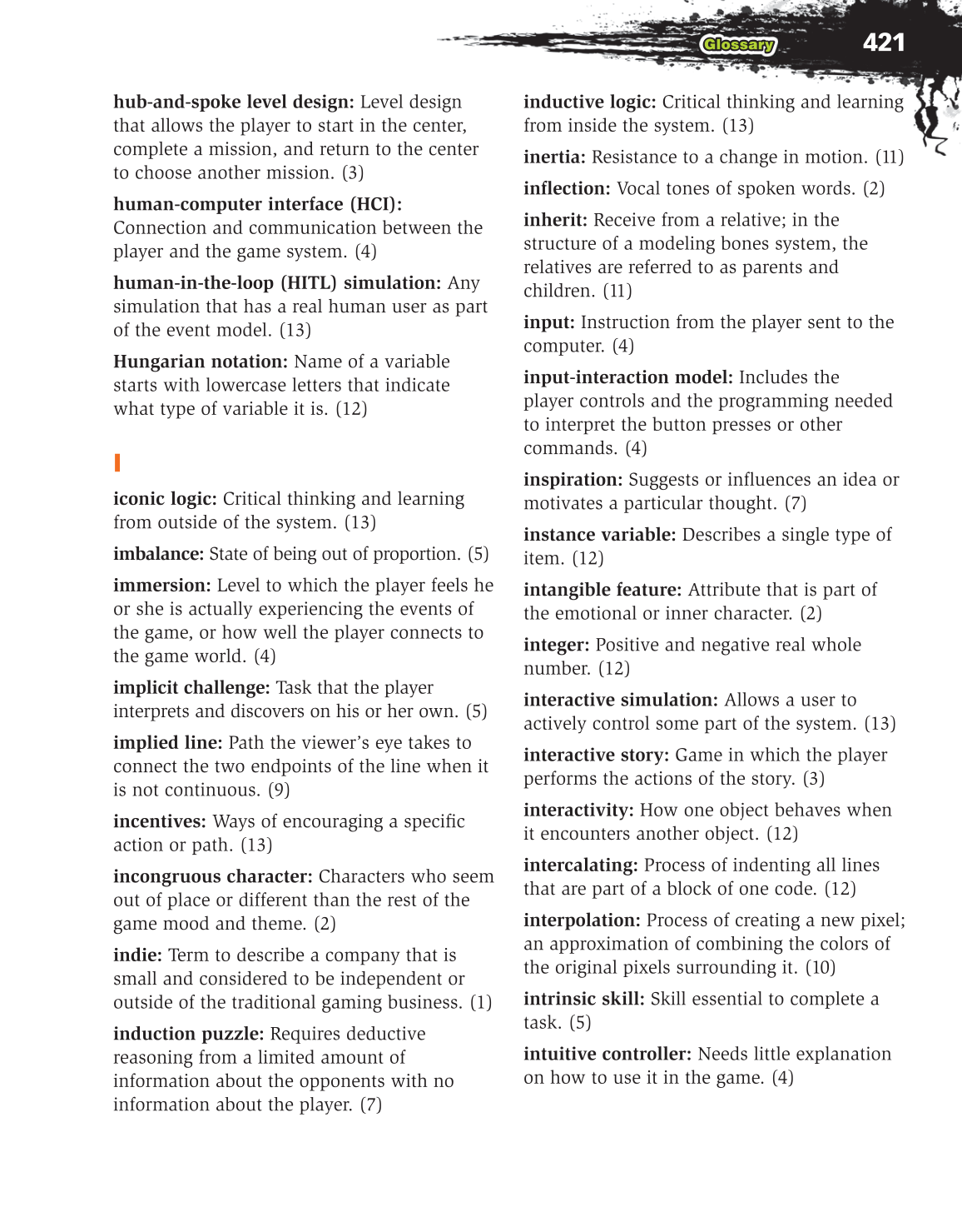 Video Game Design Composition, 1st Edition page 421