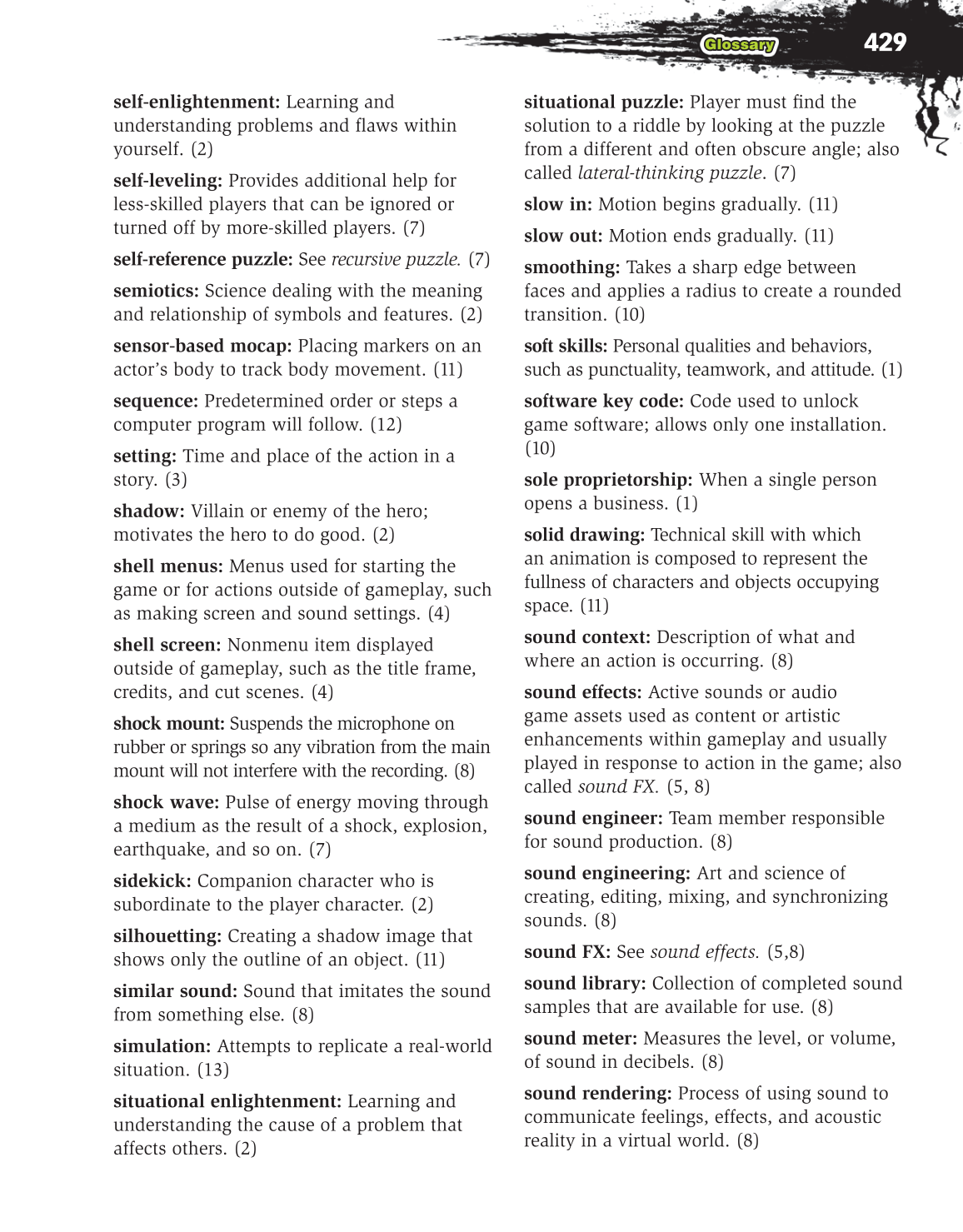 Video Game Design Composition, 1st Edition page 429