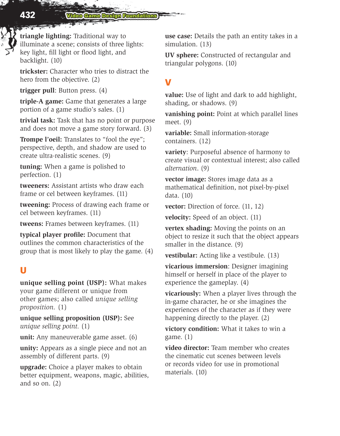 Video Game Design Composition, 1st Edition page 432
