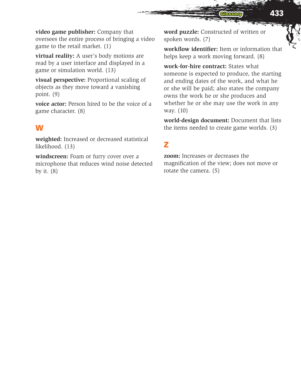 Video Game Design Composition, 1st Edition page 433