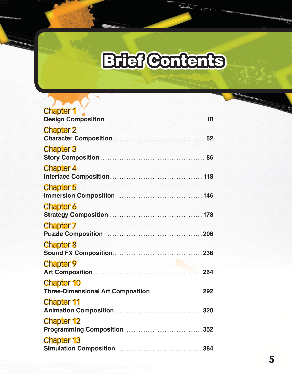 Video Game Design Composition, 1st Edition page 5