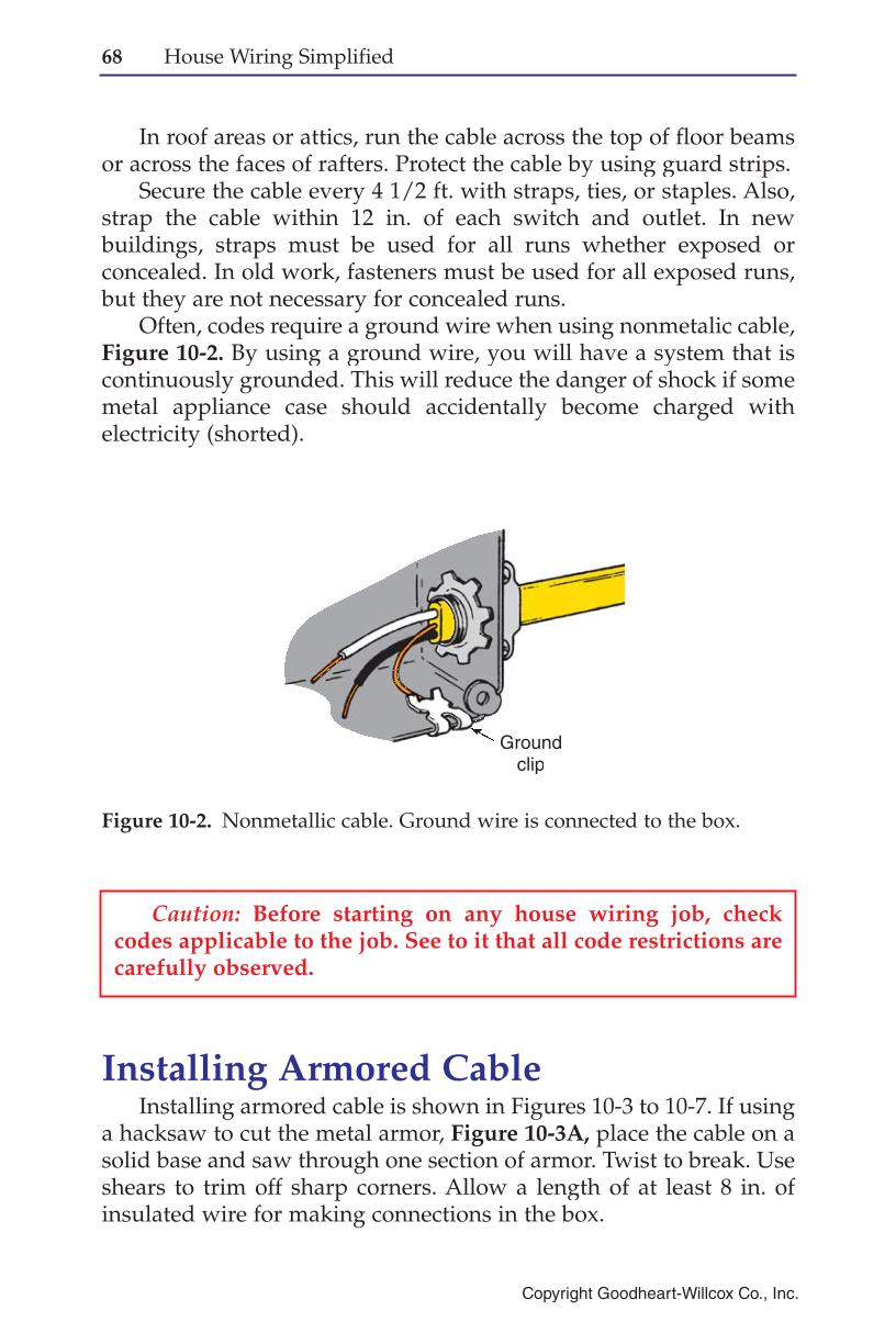 House Wiring Simplified, 14th Edition page 68