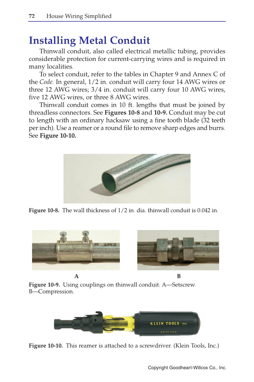 House Wiring Simplified, 14th Edition page 72