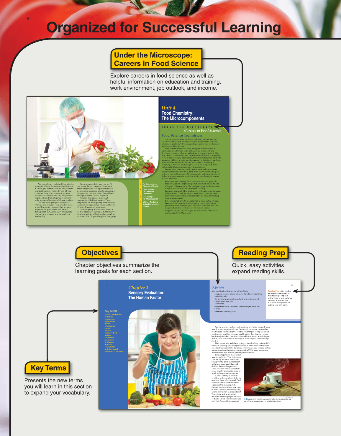 Principles of Food Science, 4th Edition page vi