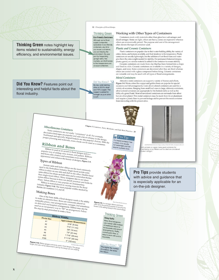 Principles of Floral Design, 1st Edition page x
