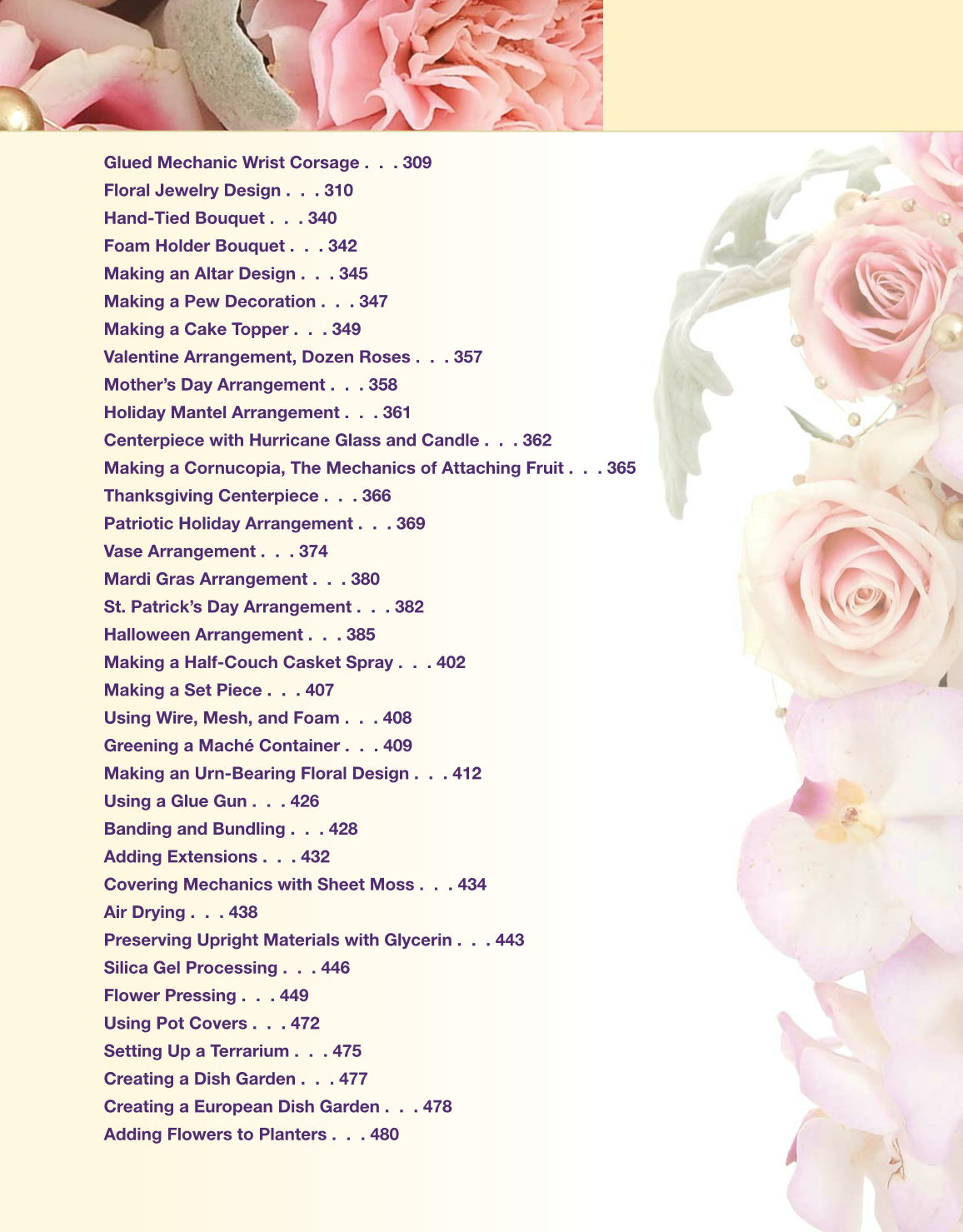 Principles of Floral Design, 1st Edition page xxvii