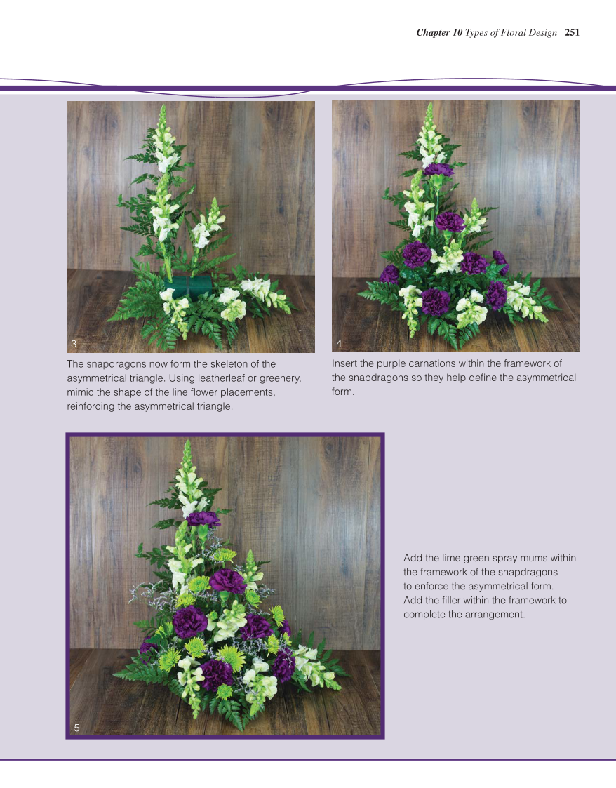 Principles of Floral Design, 1st Edition page 251