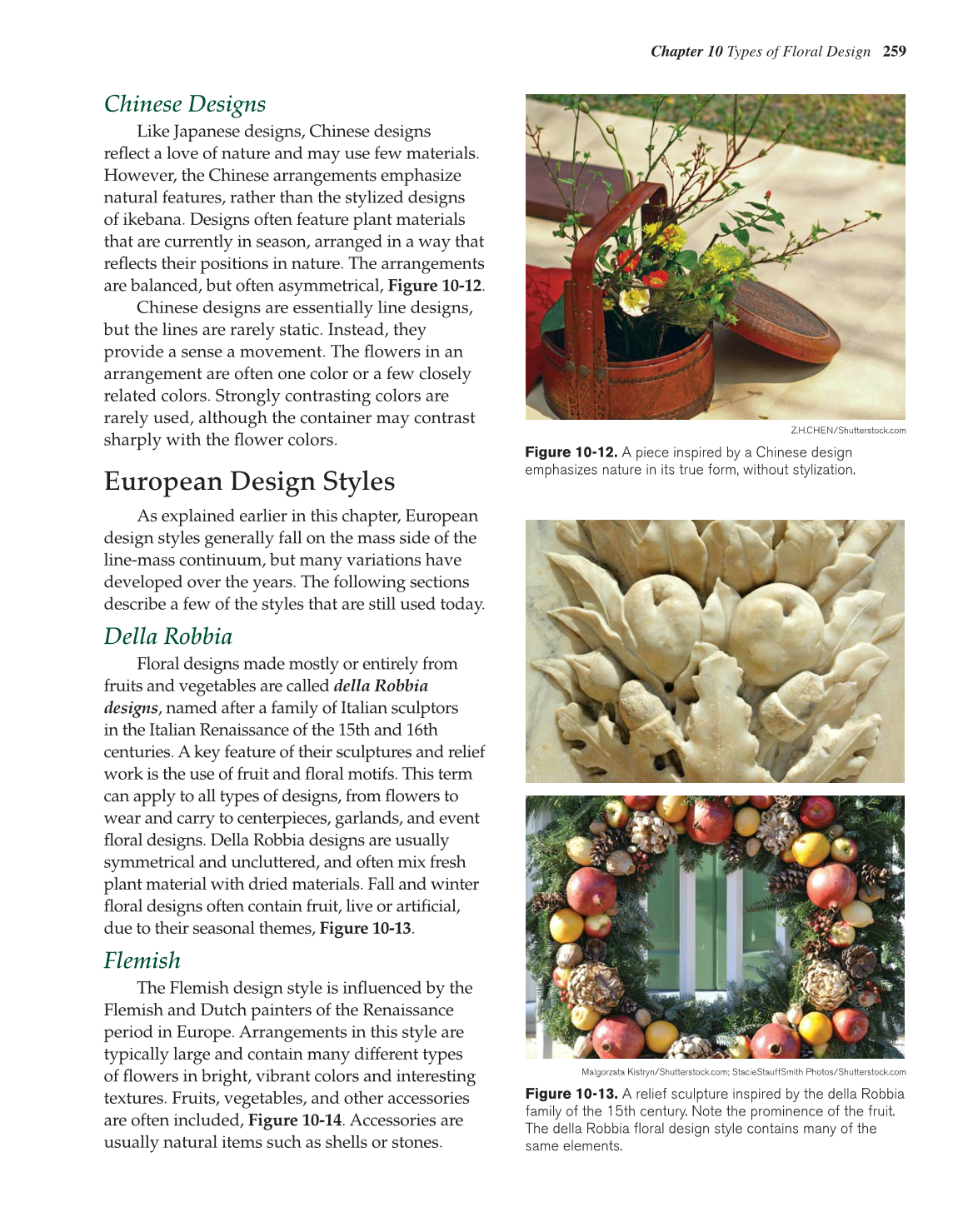 Principles of Floral Design, 1st Edition page 259